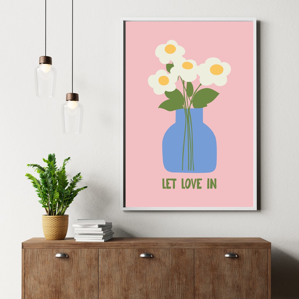 Let Love In Flowers | PosterStudio Dopamine Collection