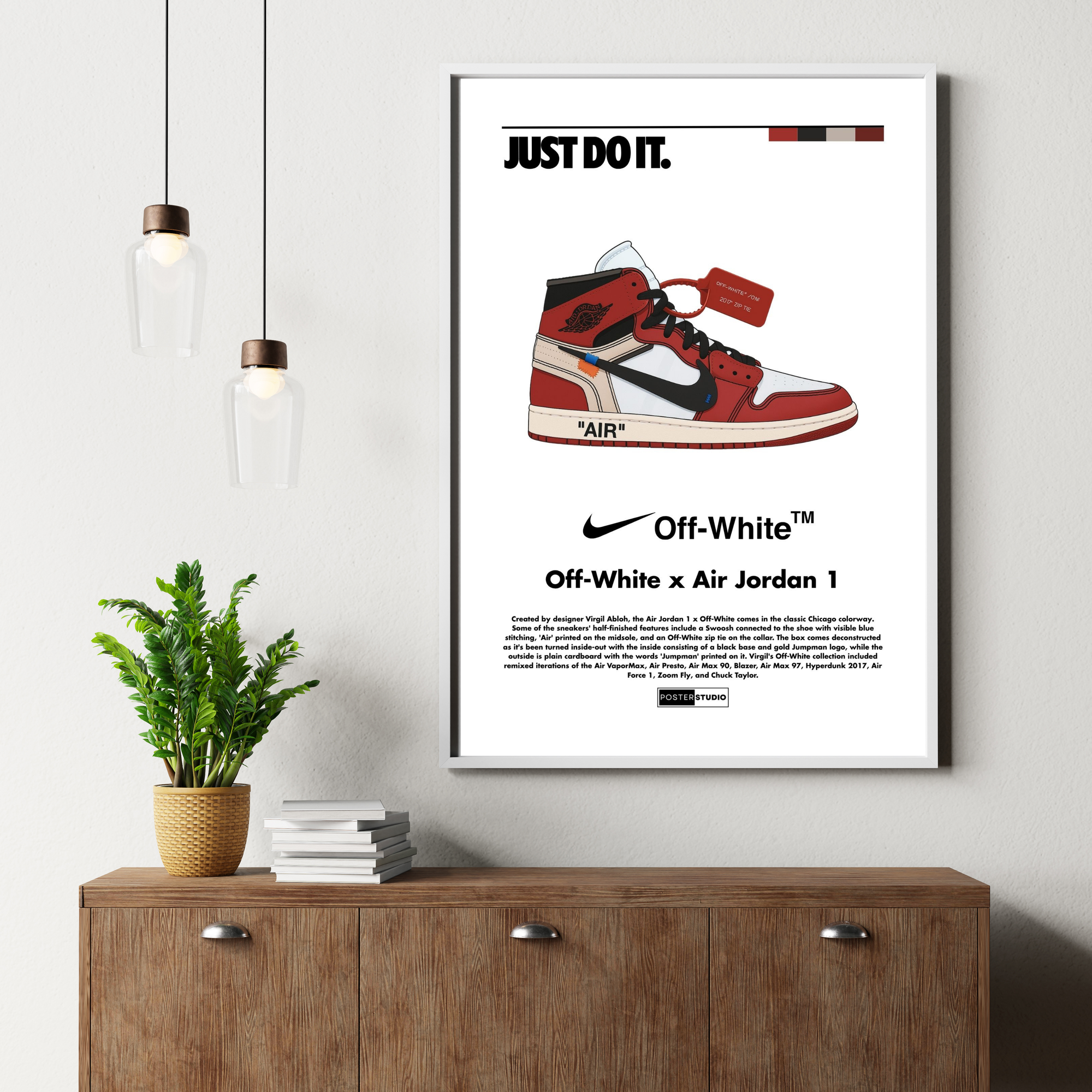 Nike x Off-White 'Air Jordan 1' | PosterStudio Sneaker Collection
