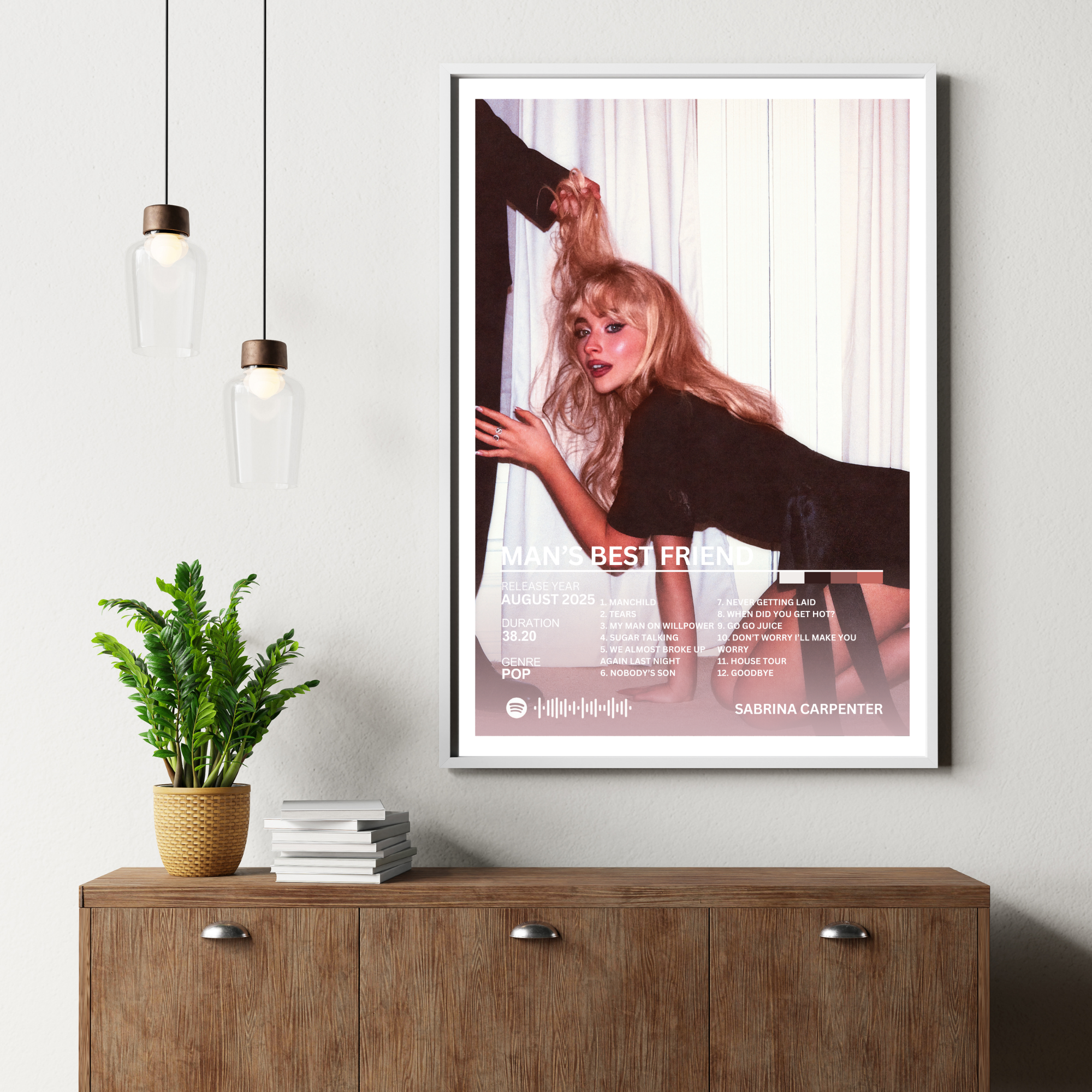 Man's Best Friend - Sabrina Carpenter 2 | PosterStudio Album Collection