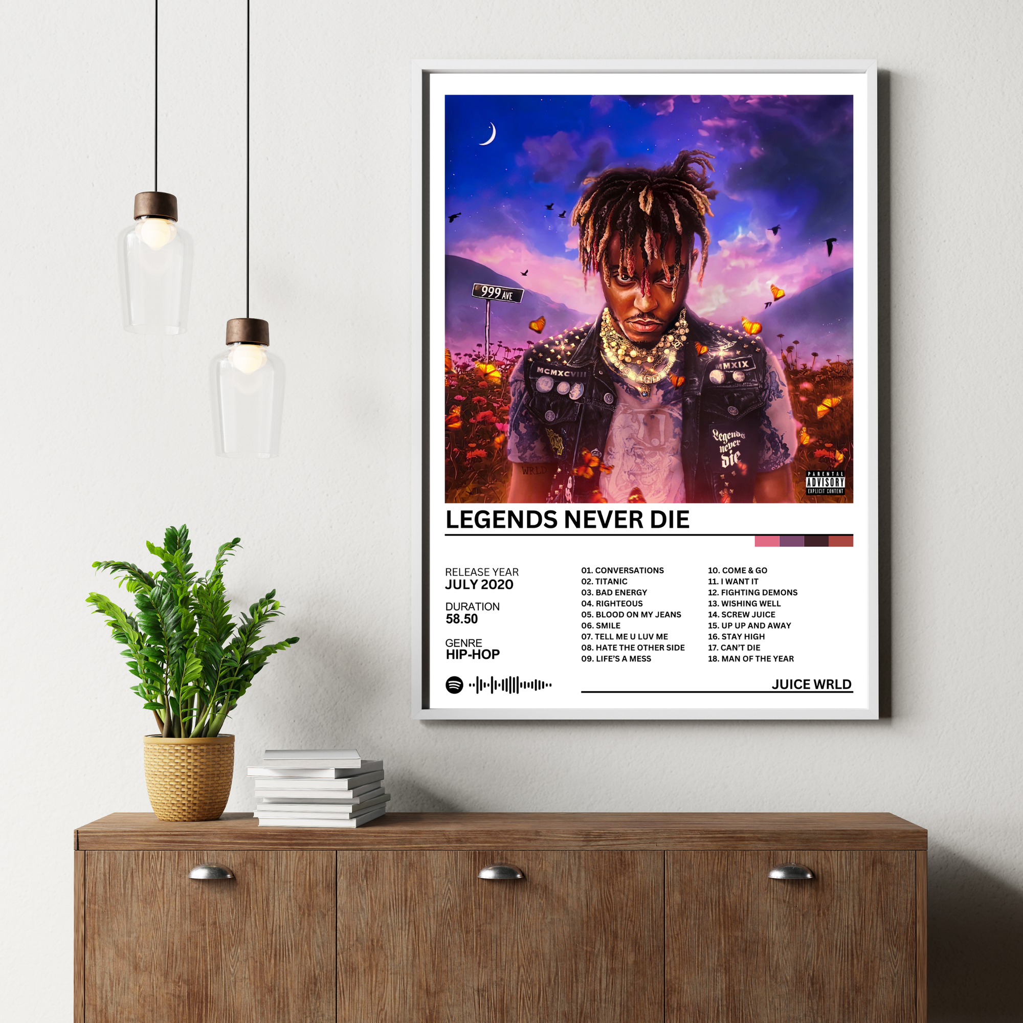 Legends Never Die - Juice Wrld | PosterStudio Album Collection