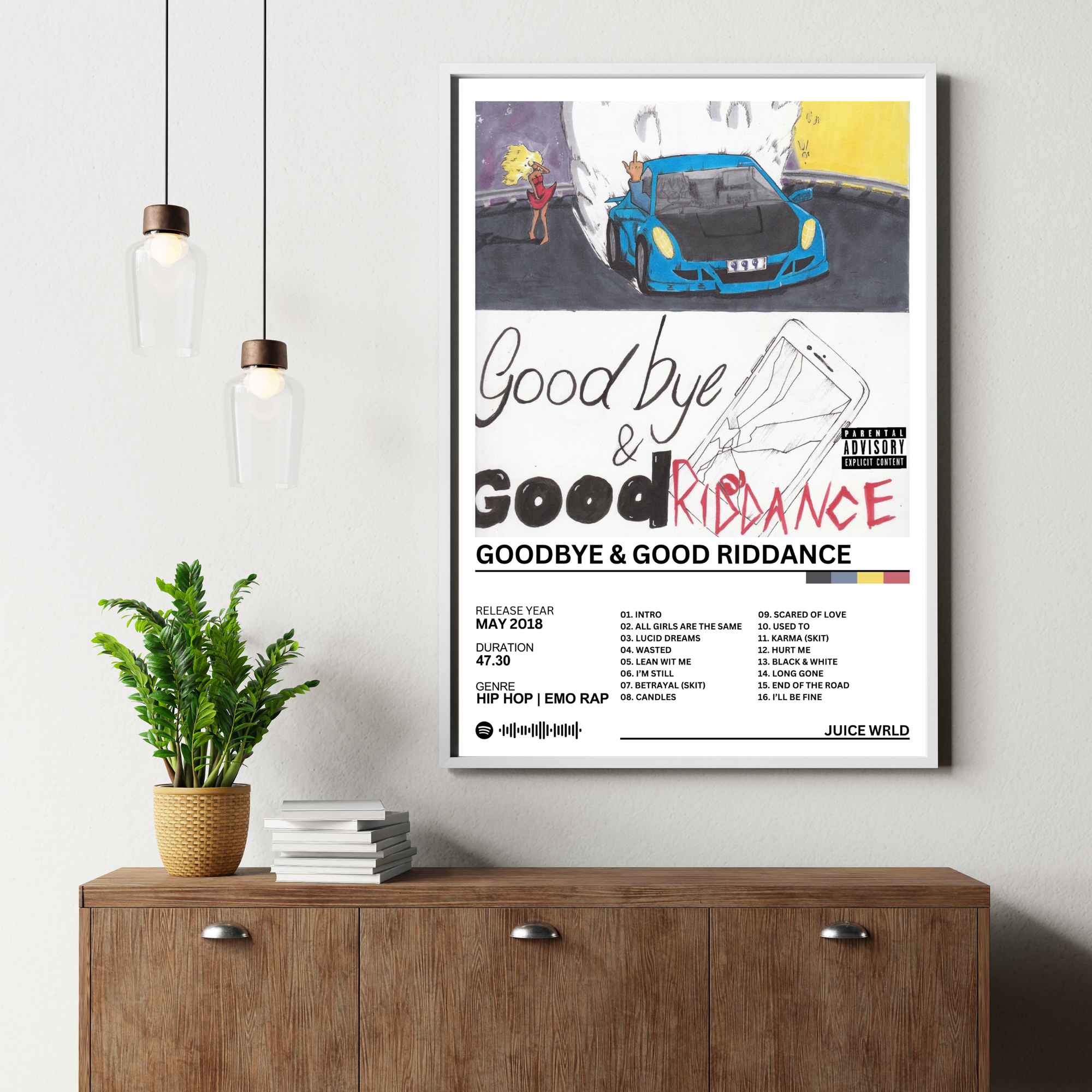 Goodbye & Goodridance - Juice Wrld | PosterStudio Album Collection