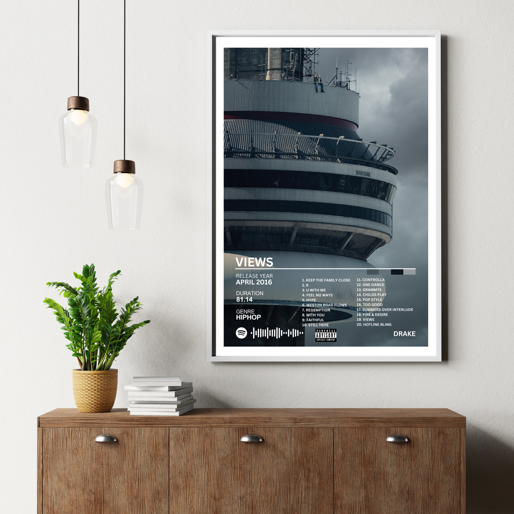 Views - Drake 2 | PosterStudio Album Collection
