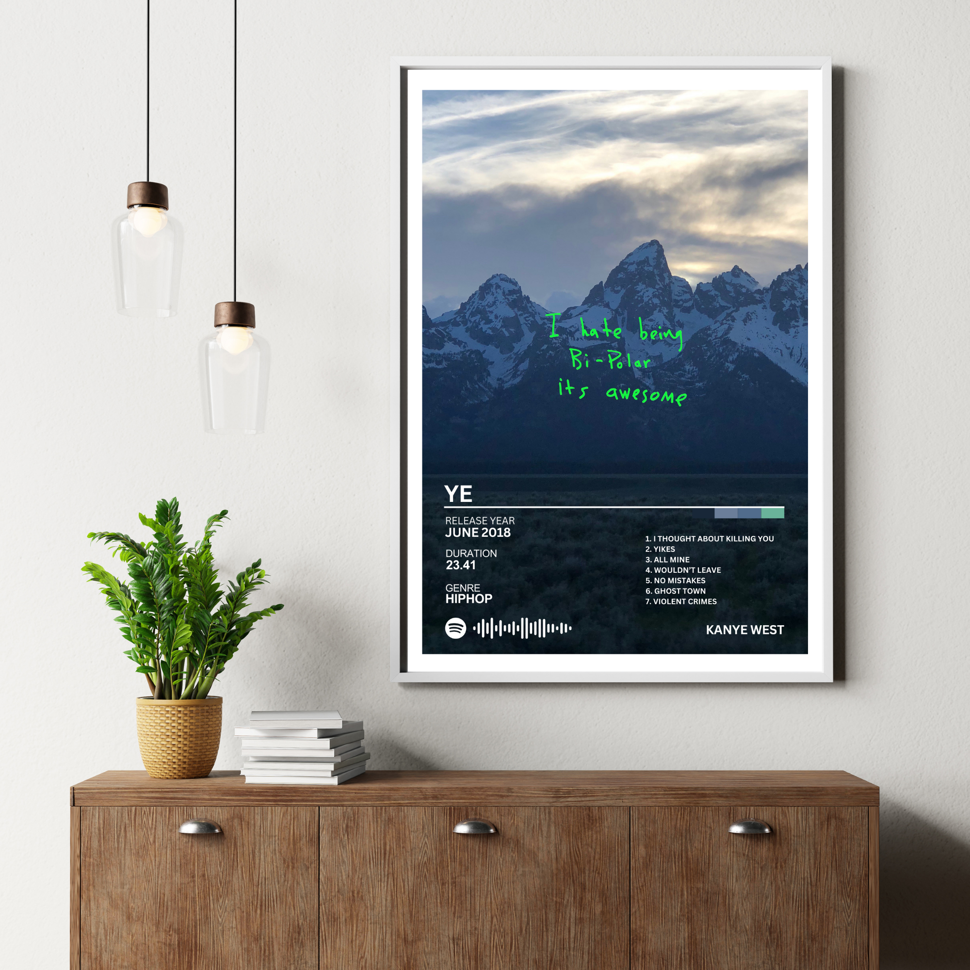 Ye - Kanye West 2 | PosterStudio Album Collection