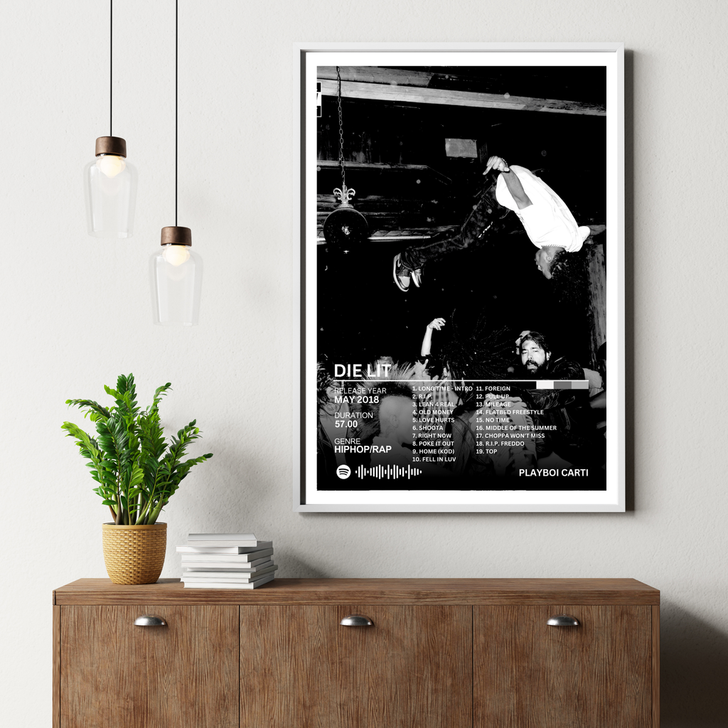 Die Lit - Playboi Carti 2 | PosterStudio Album Collection