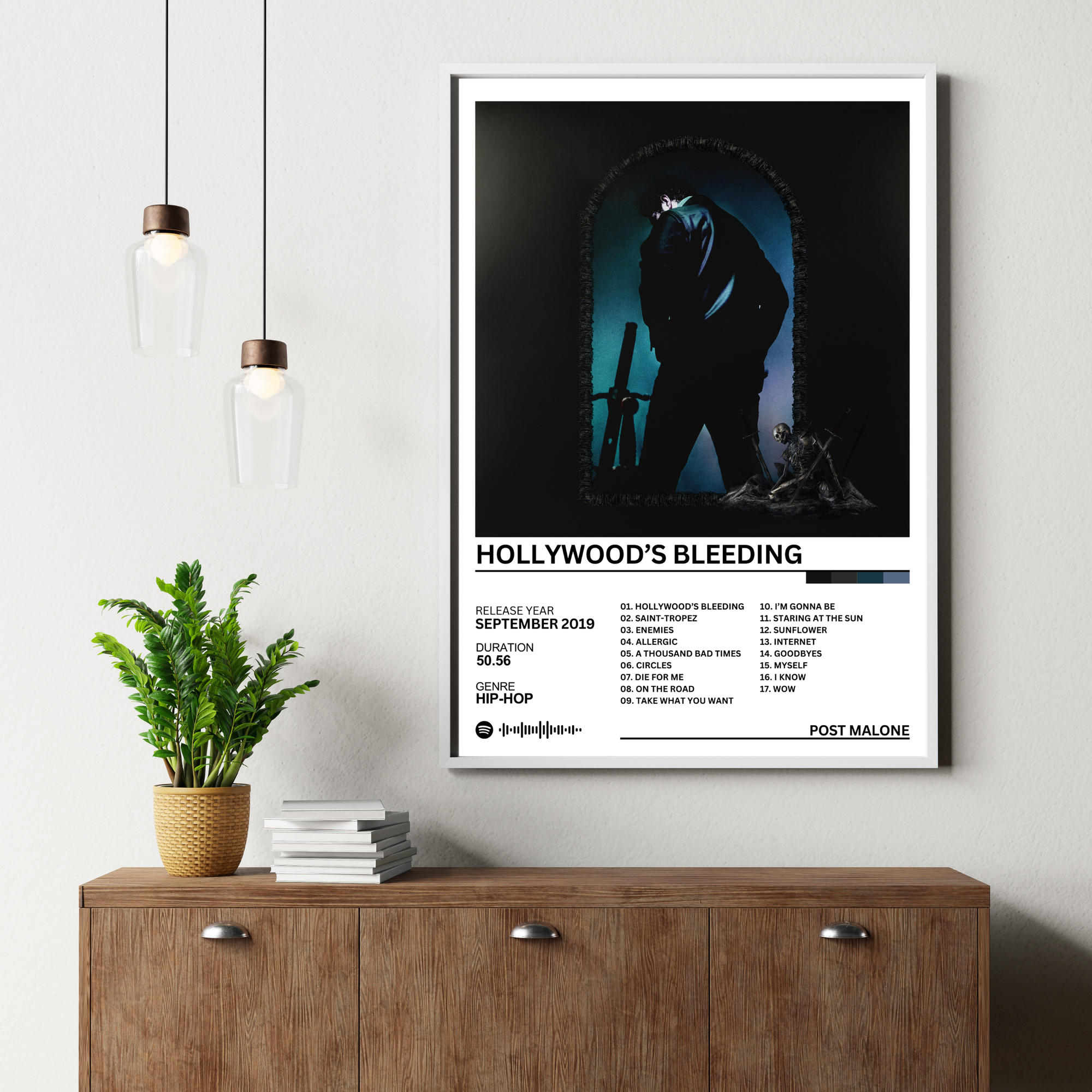 Hollywood's Bleeding - Post Malone | PosterStudio Album Collection