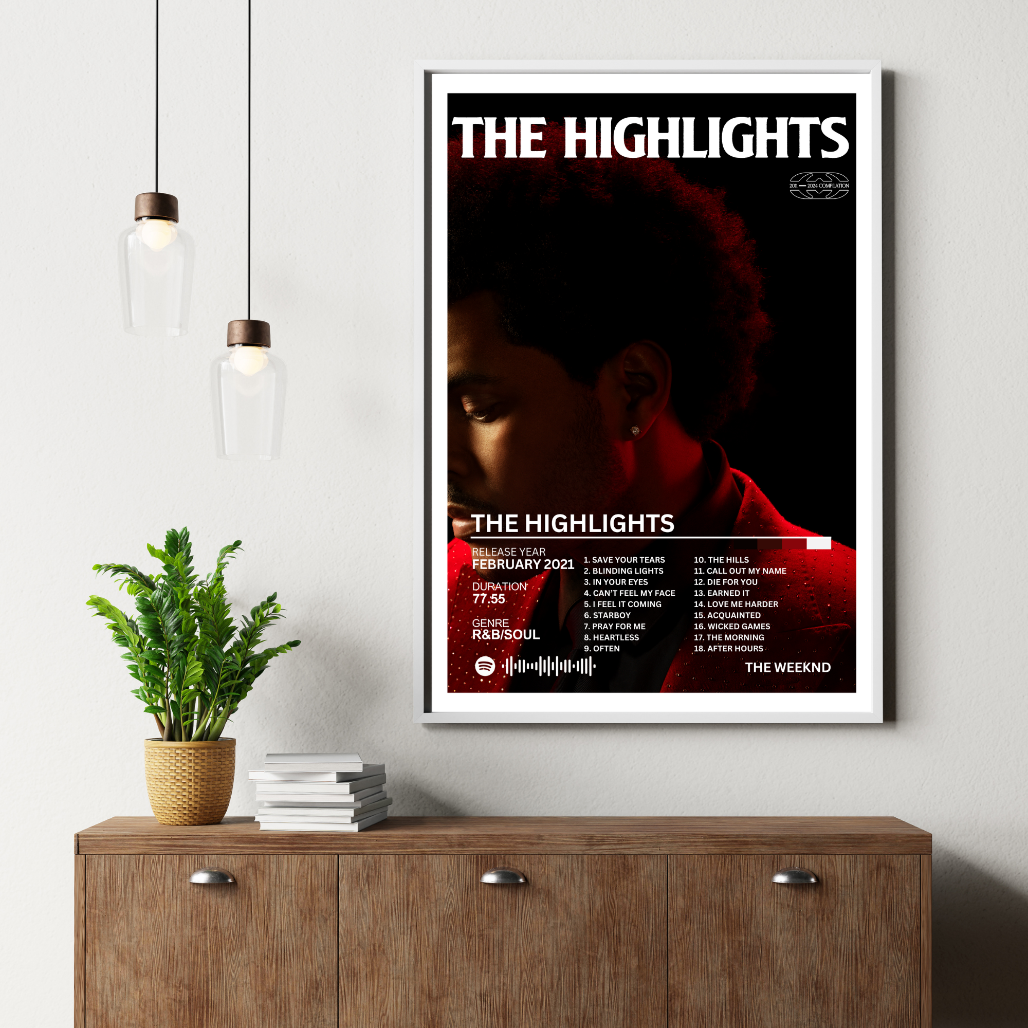 The Highlights - The Weeknd 2 | PosterStudio Album Collection