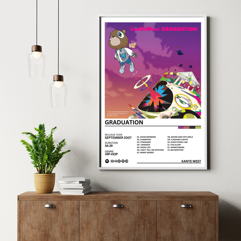 Graduation - Kanye West | PosterStudio Album Collection
