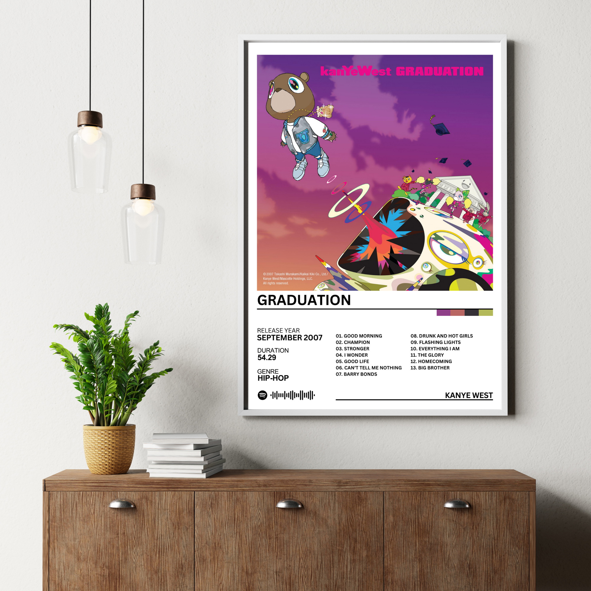Graduation - Kanye West | PosterStudio Album Collection