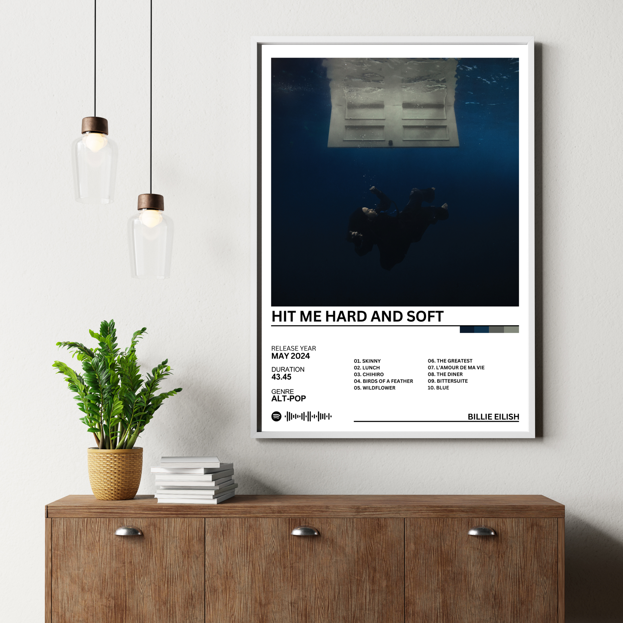 Hit Me Hard and Soft - Billie Eilish | PosterStudio Album Collection