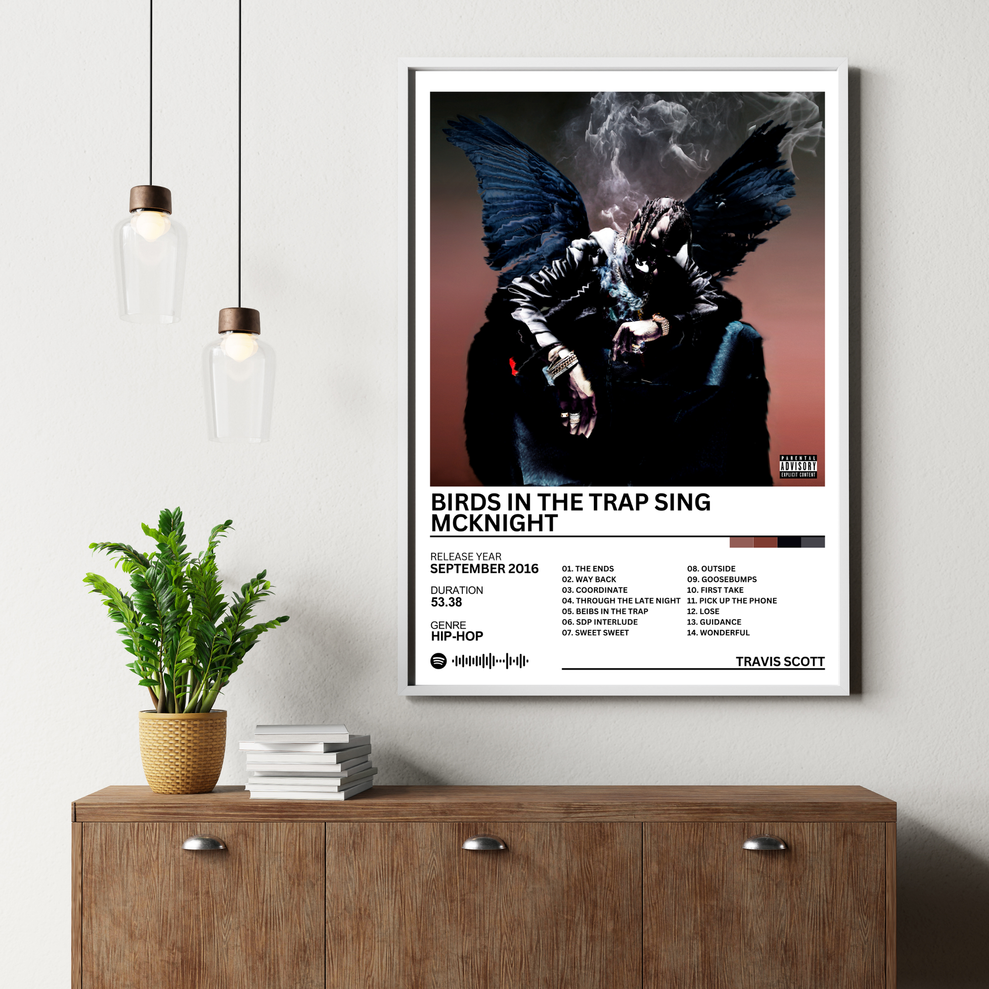 Birds in the Trap Sing McKnight - Travis Scott | PosterStudio Album Collection