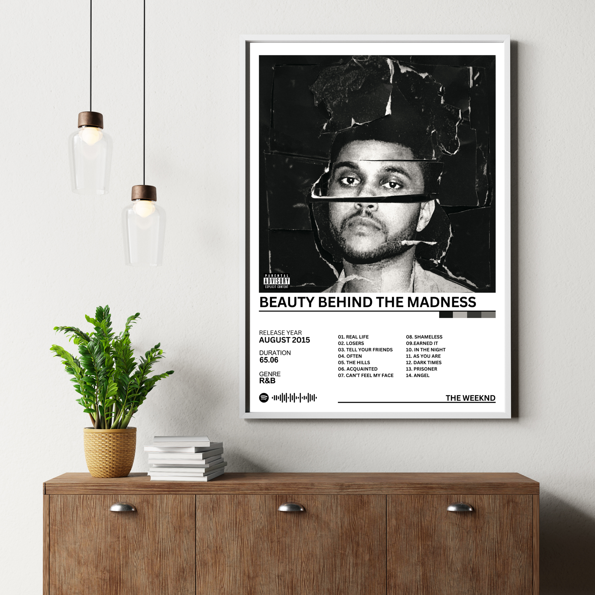 Beauty Behind the Madness - The Weeknd | PosterStudio Album Collection