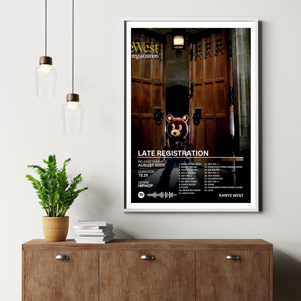 Late Registration - Kanye West 2 | PosterStudio Album Collection