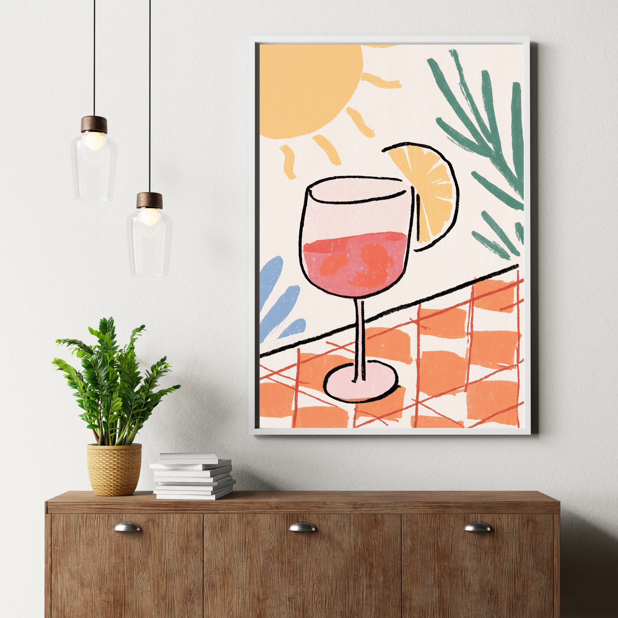 Lemon Drink | PosterStudio Dopamine Collection