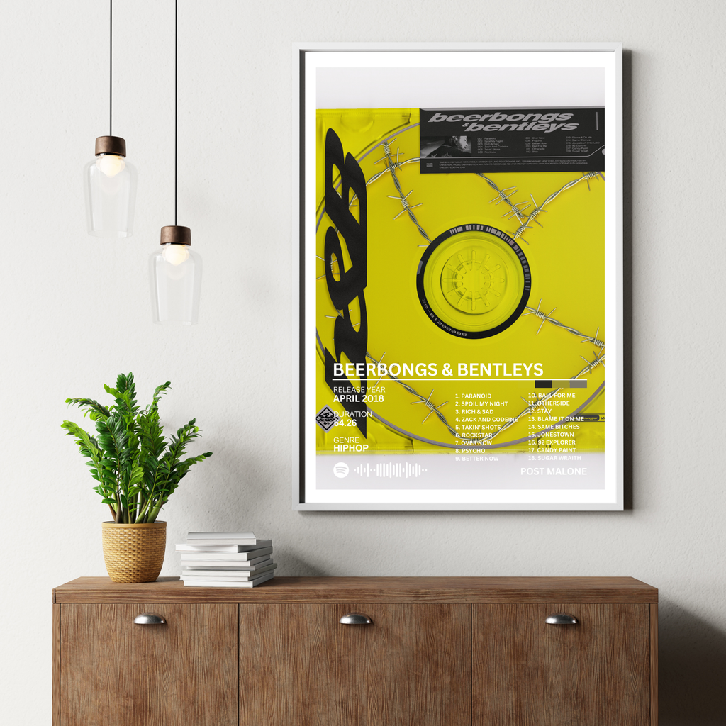 Beerbongs & Bentley's - Post Malone 2 | PosterStudio Album Collection