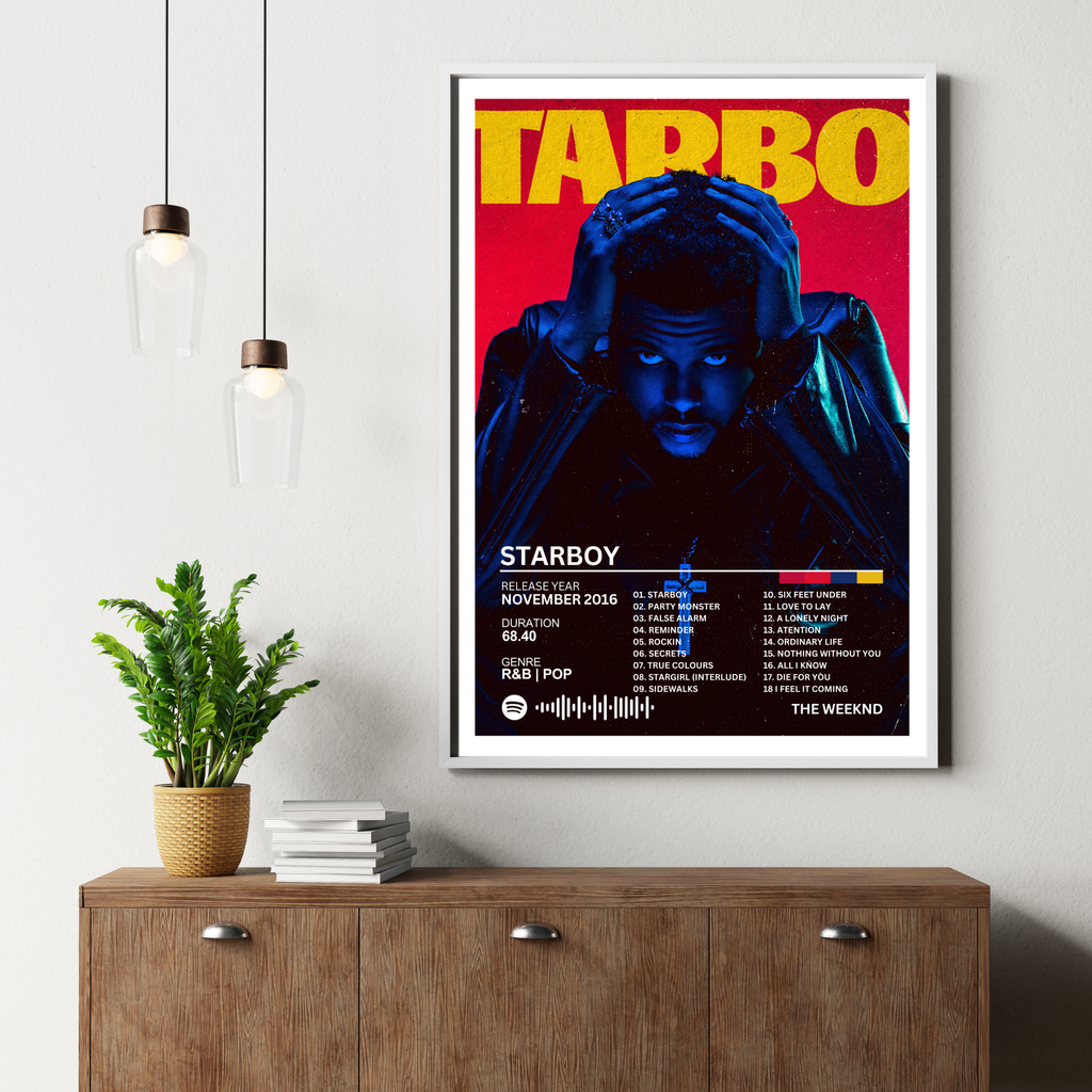 Starboy - The Weeknd 2 | PosterStudio Album Collection