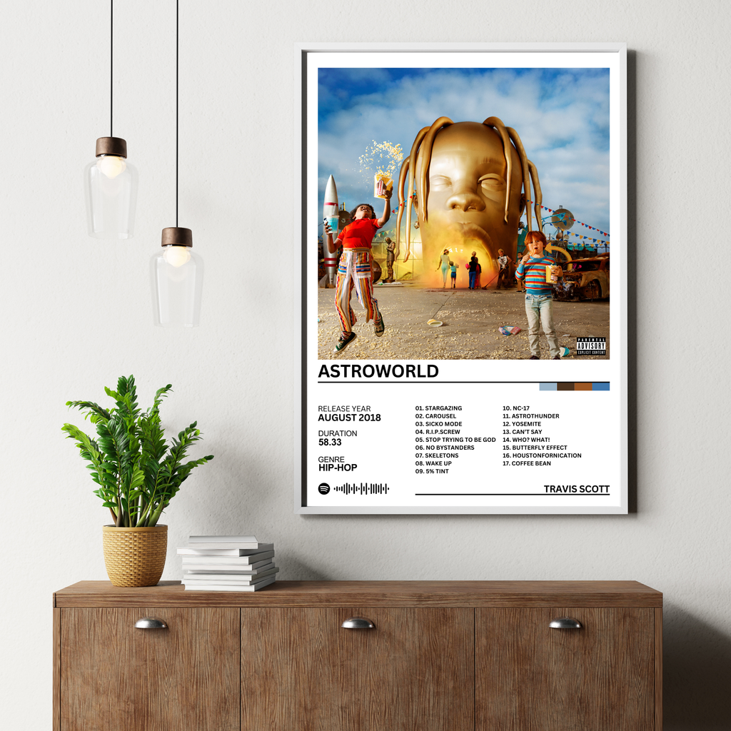 Astroworld - Travis Scott | PosterStudio Album Collection