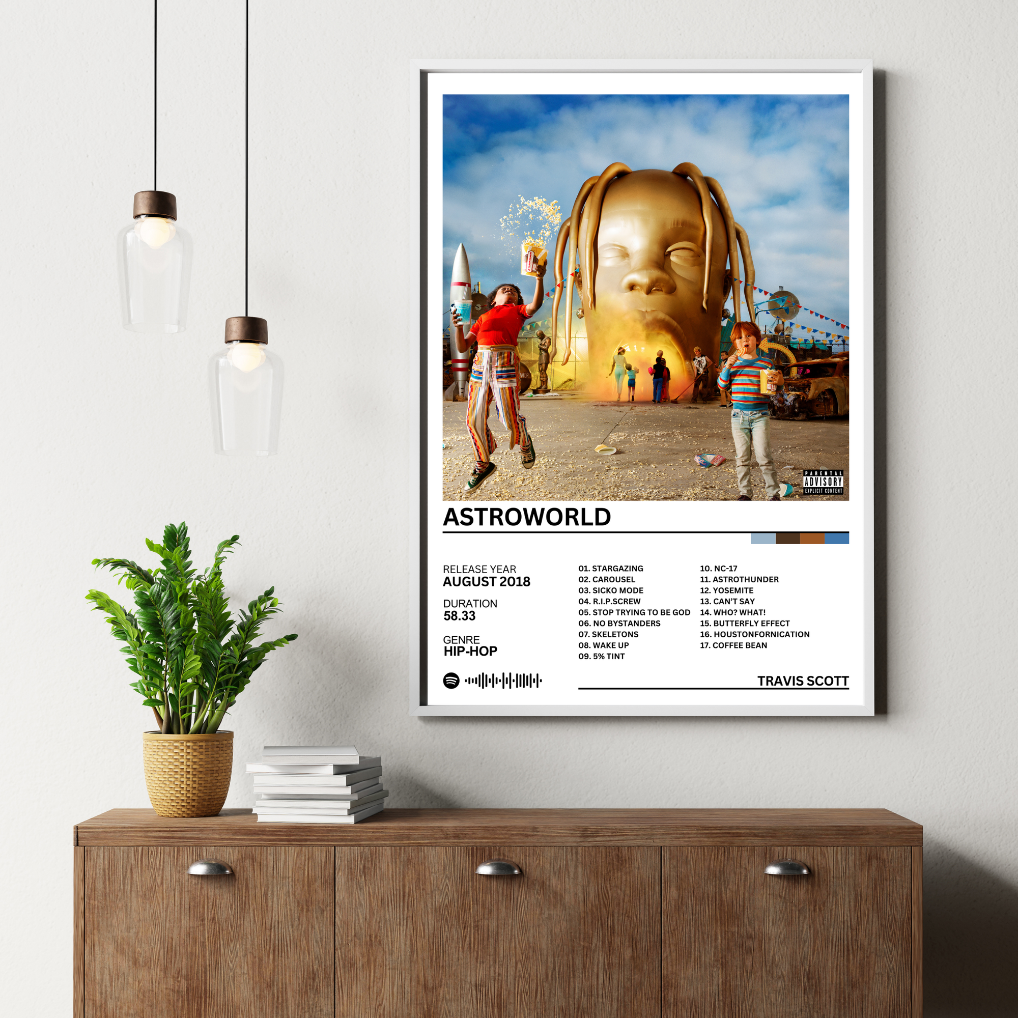 Astroworld - Travis Scott | PosterStudio Album Collection
