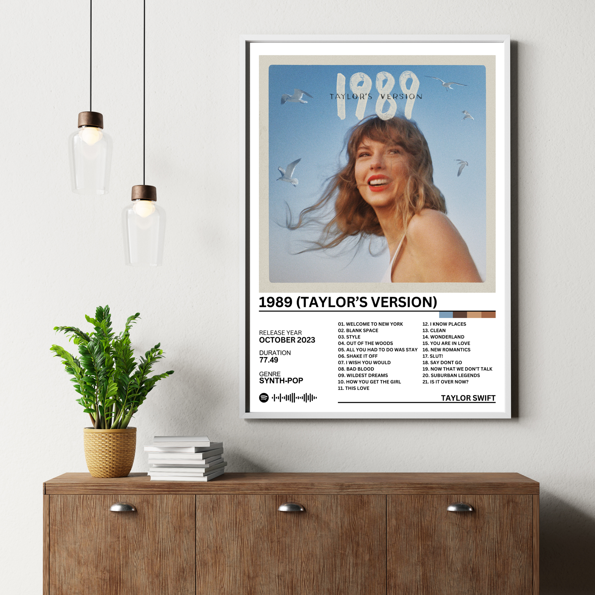 1989 (Taylor's Version) - Taylor Swift | PosterStudio Album Collection