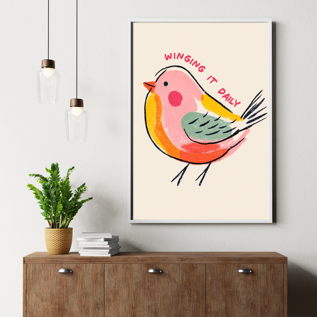 Winging it Daily | PosterStudio Dopamine Collection