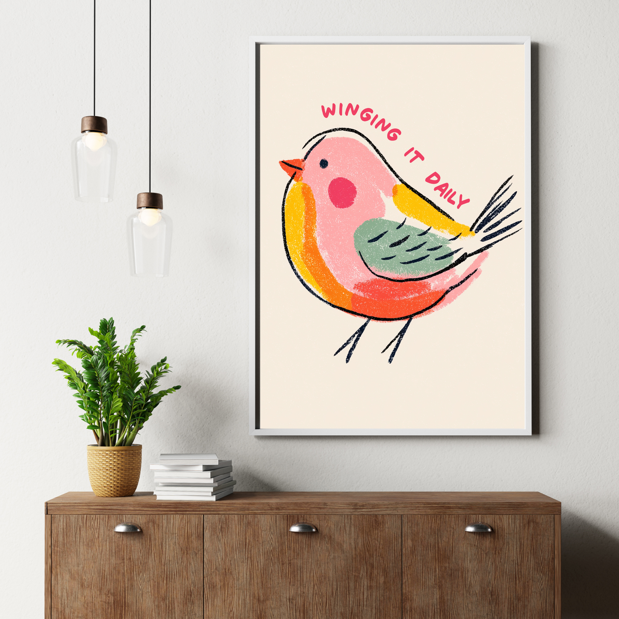 Winging it Daily | PosterStudio Dopamine Collection