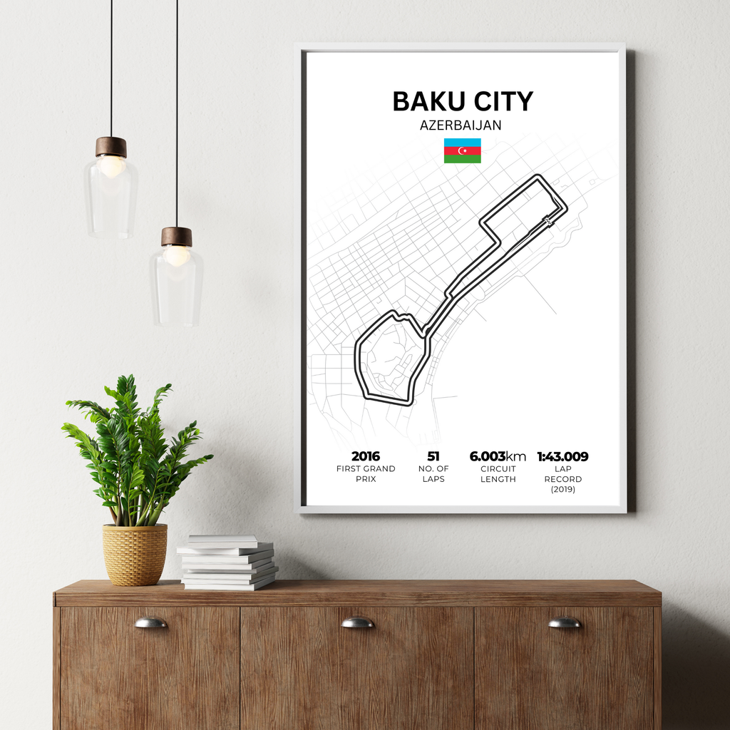 Baku | PosterStudio Formula One Collection