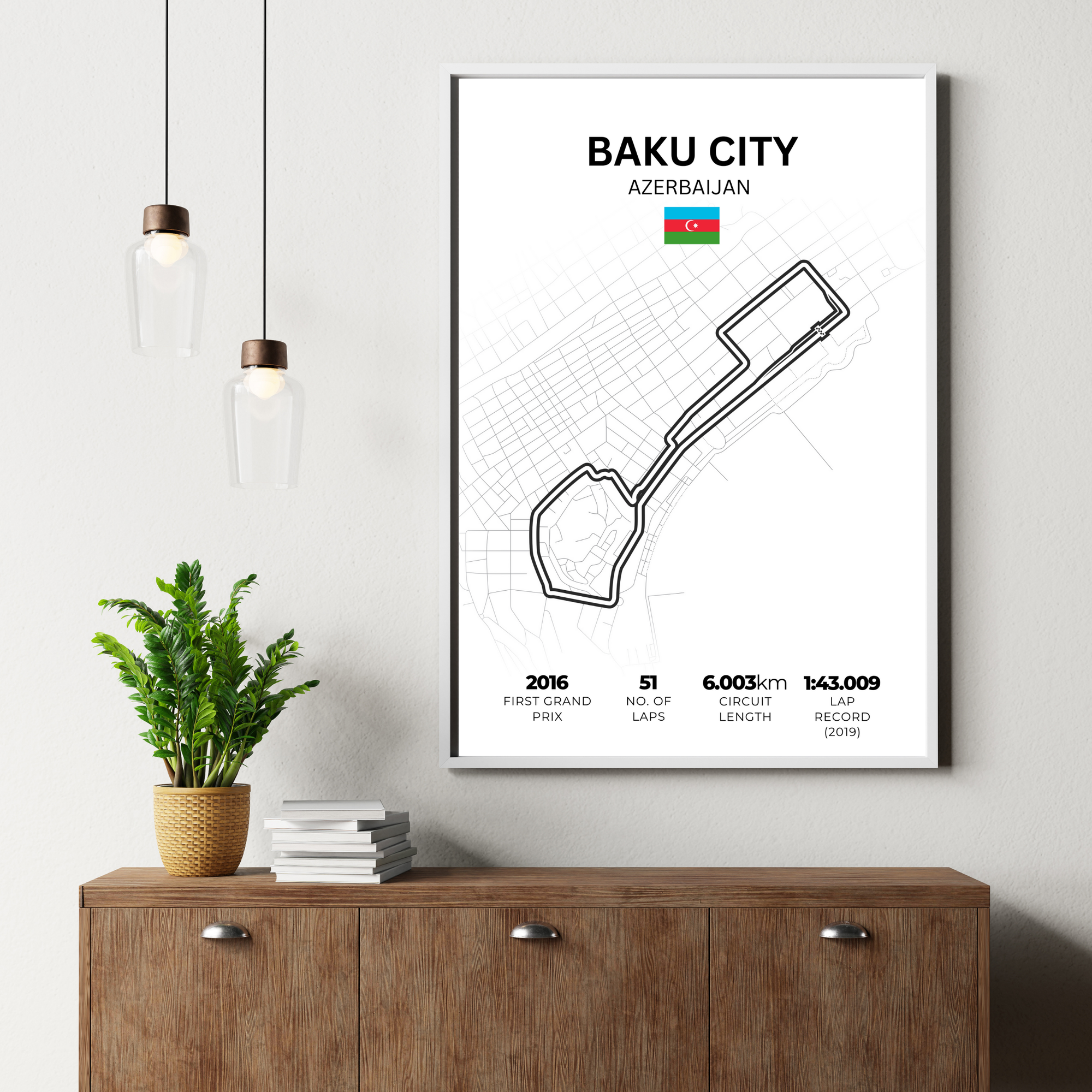 Baku | PosterStudio Formula One Collection