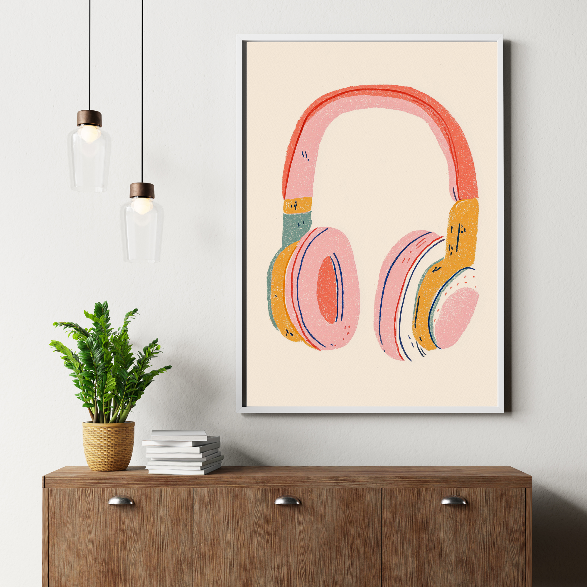 Headphones | PosterStudio Dopamine Collection