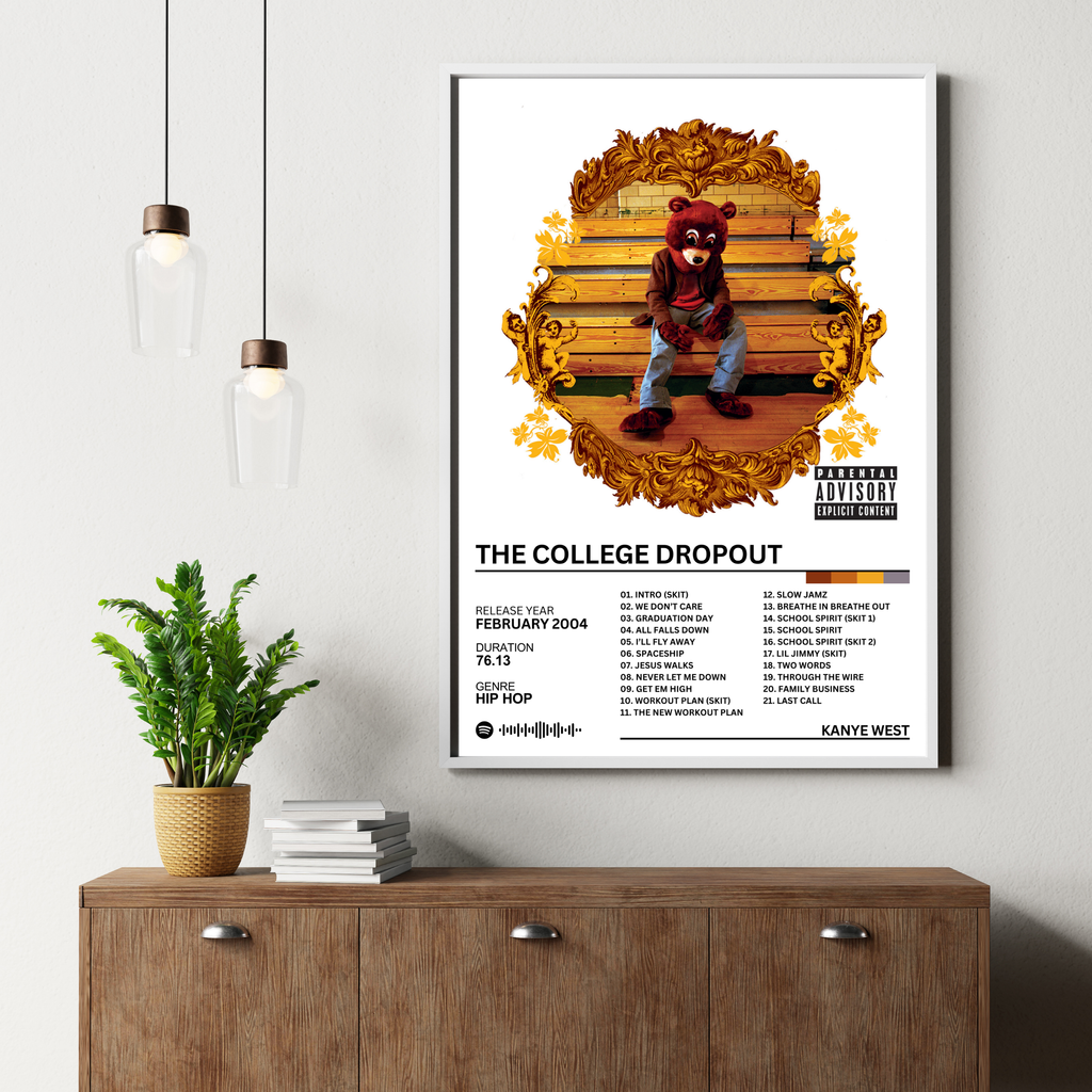The College Dropout - Kanye West | PosterStudio Album Collection