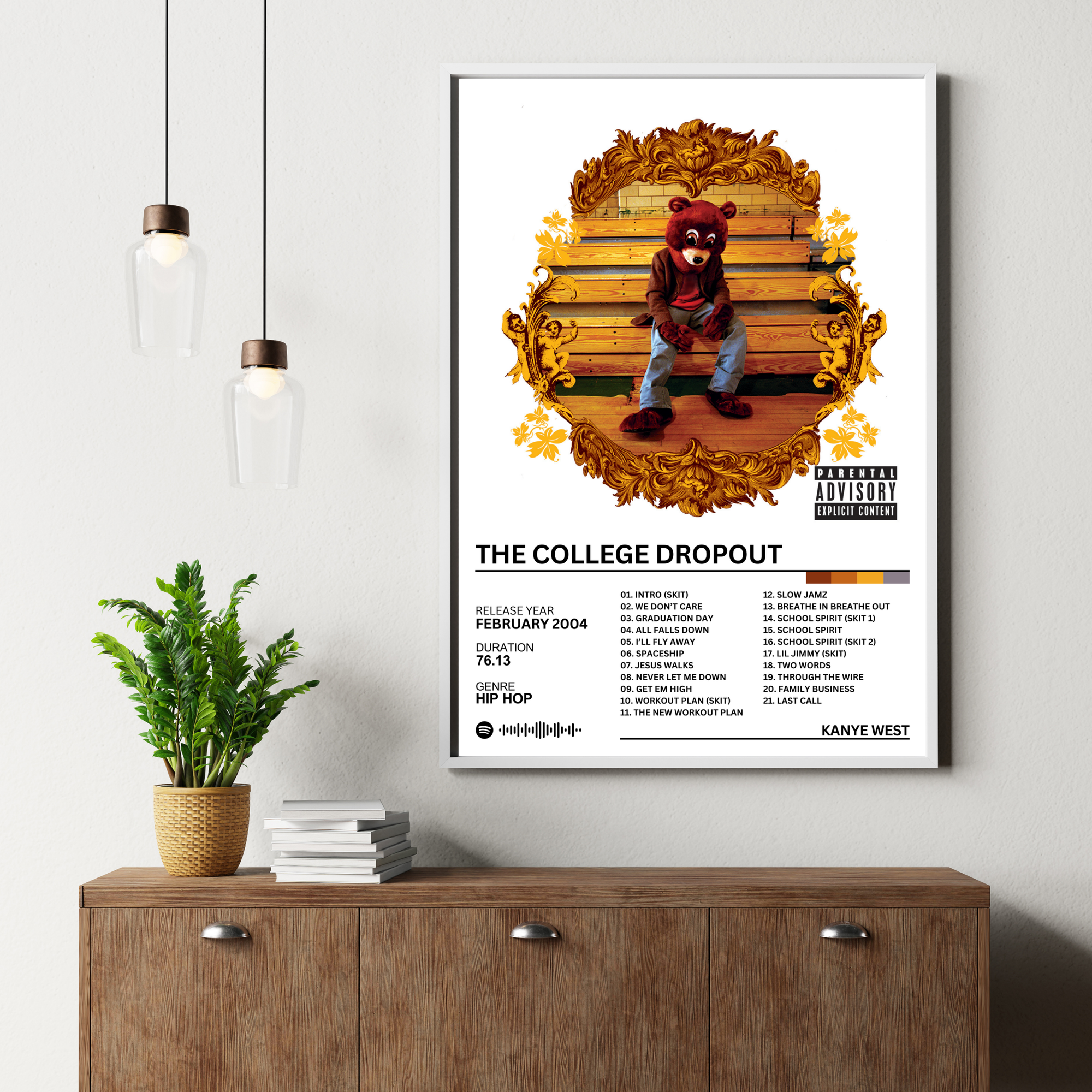 The College Dropout - Kanye West | PosterStudio Album Collection