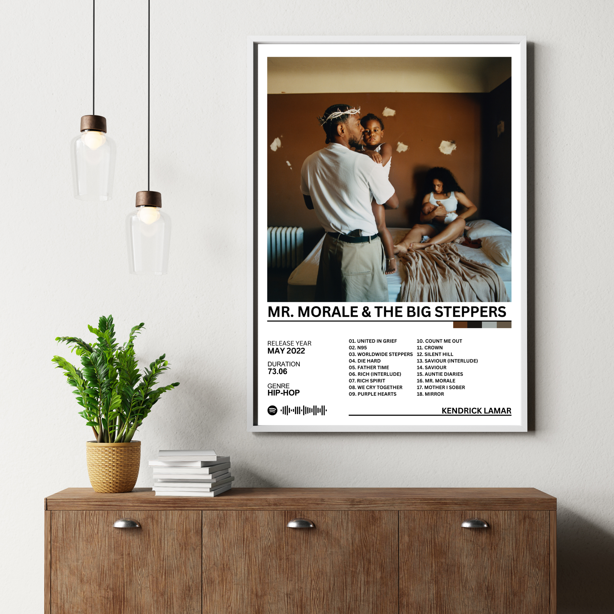 Mr. Morale & the Big Steppers - Kendrick Lamar | PosterStudio Album Collection