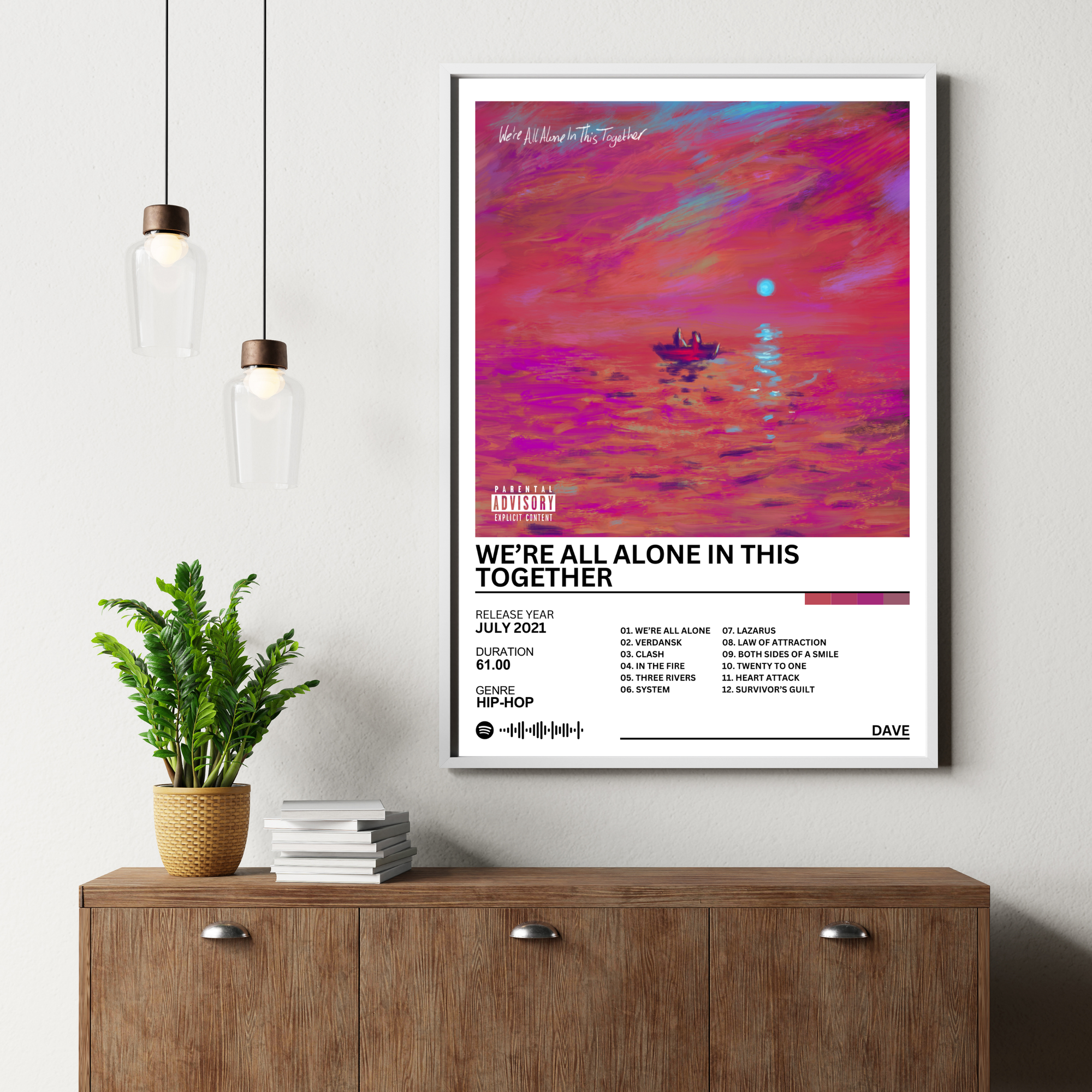 We're All Alone in This Together - Dave | PosterStudio Album Collection