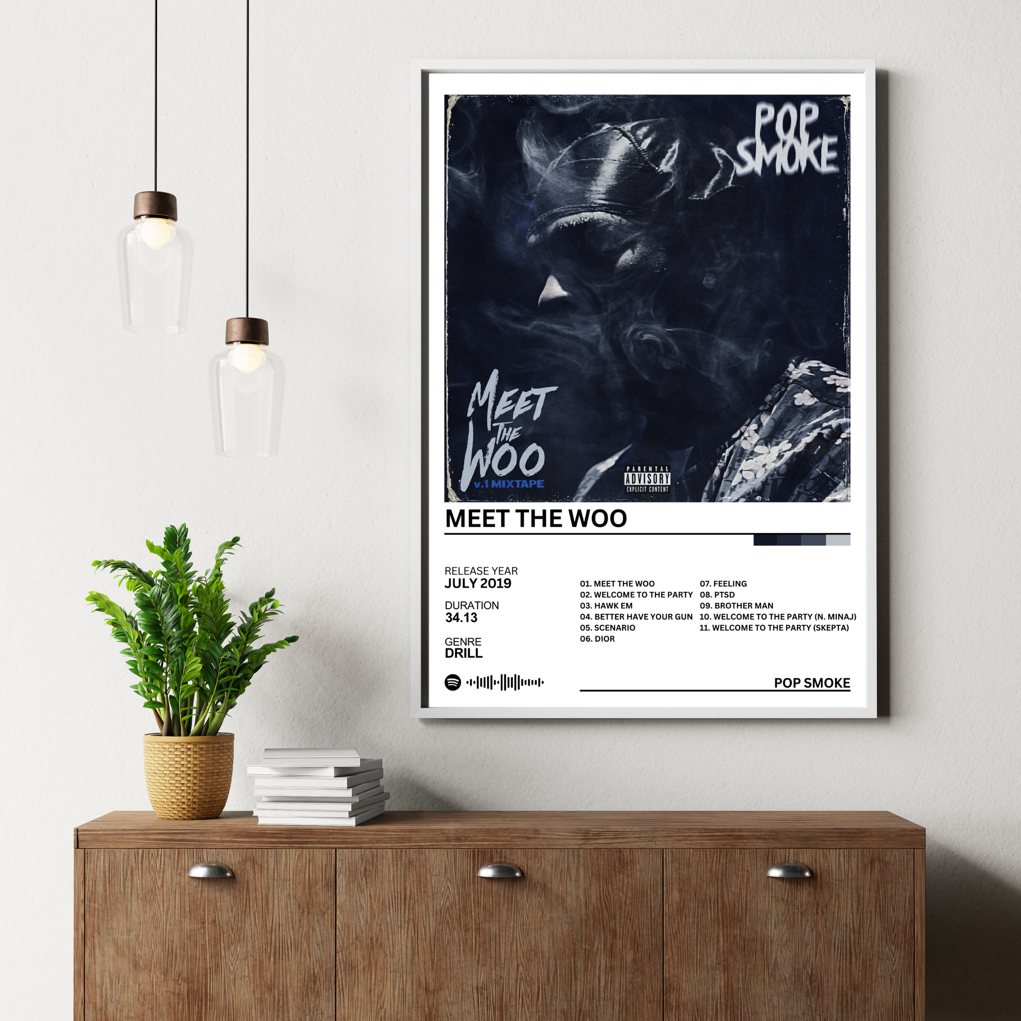 Meet the Woo - Pop Smoke | PosterStudio Album Collection