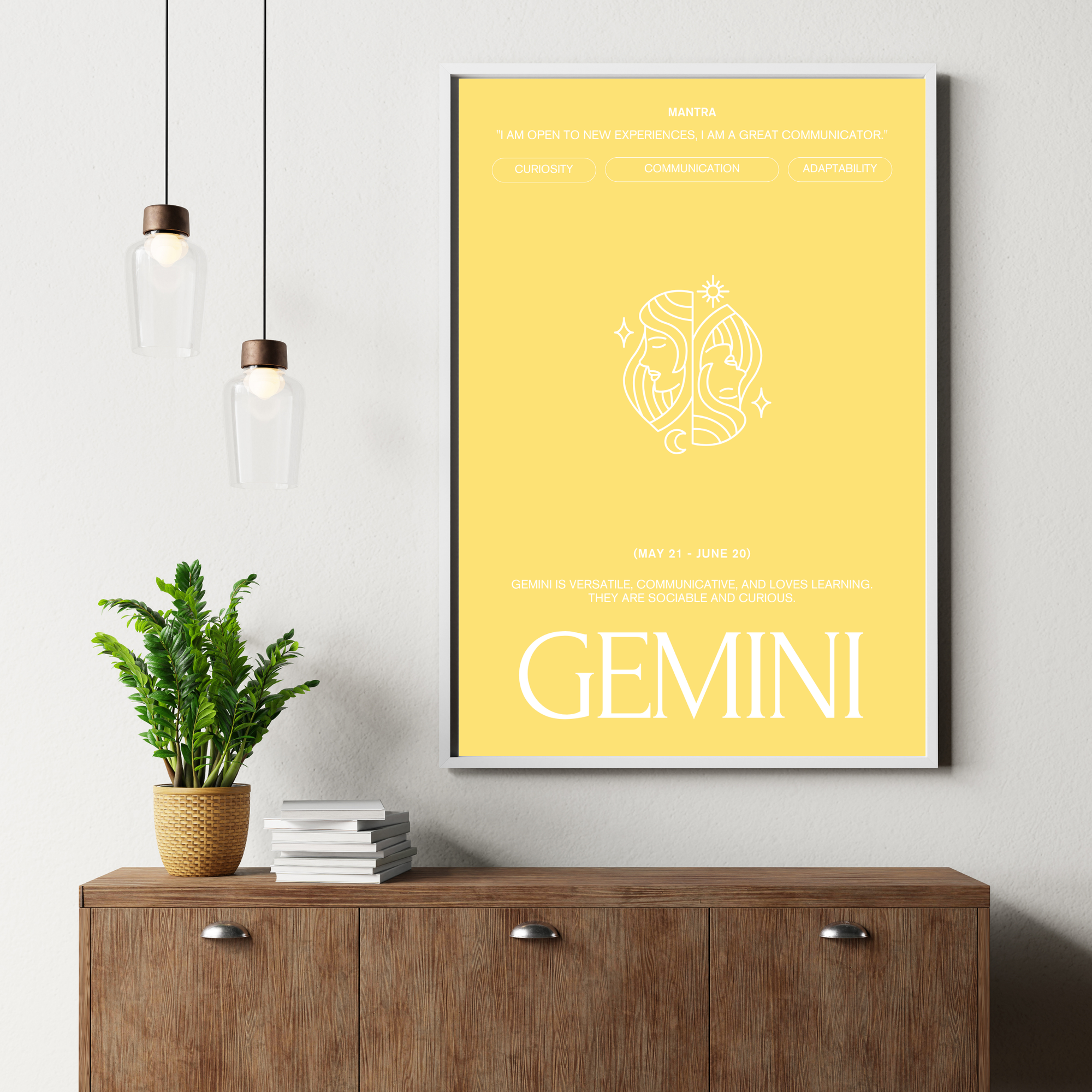 Gemini | PosterStudio Zodiac Collection