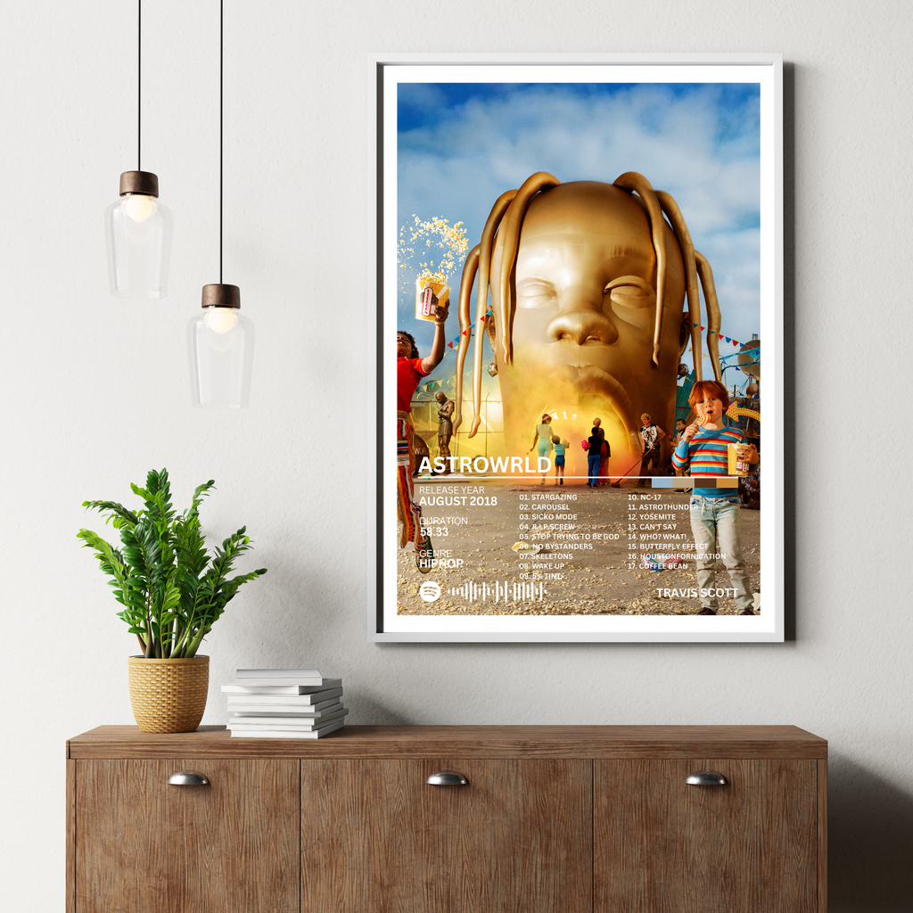 Astroworld - Travis Scott 2 | PosterStudio Album Collection