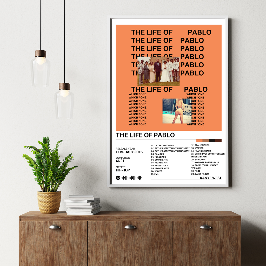 The Life of Pablo - Kanye West | PosterStudio Album Collection