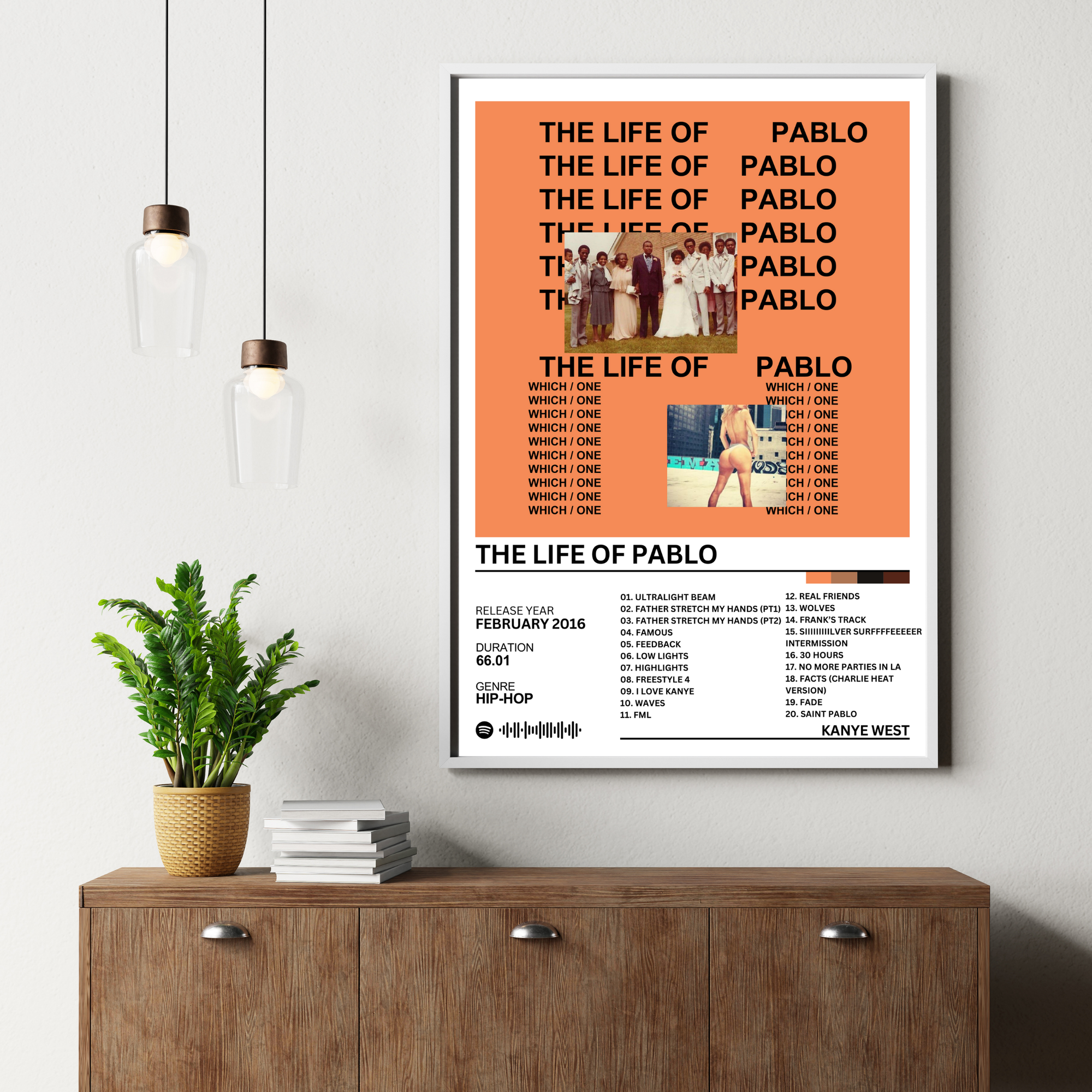 The Life of Pablo - Kanye West | PosterStudio Album Collection