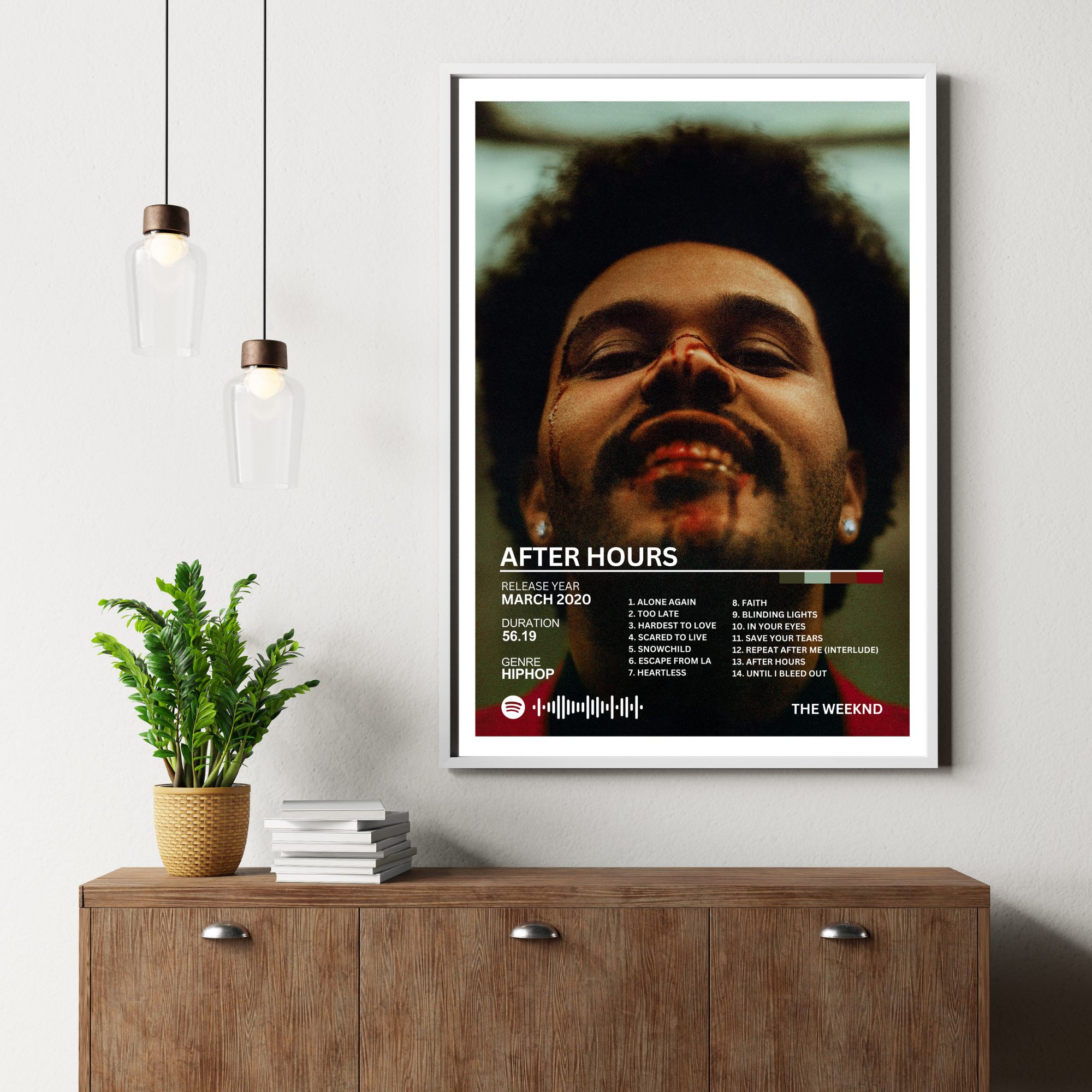 After Hours - The Weeknd 2 | PosterStudio Album Collection