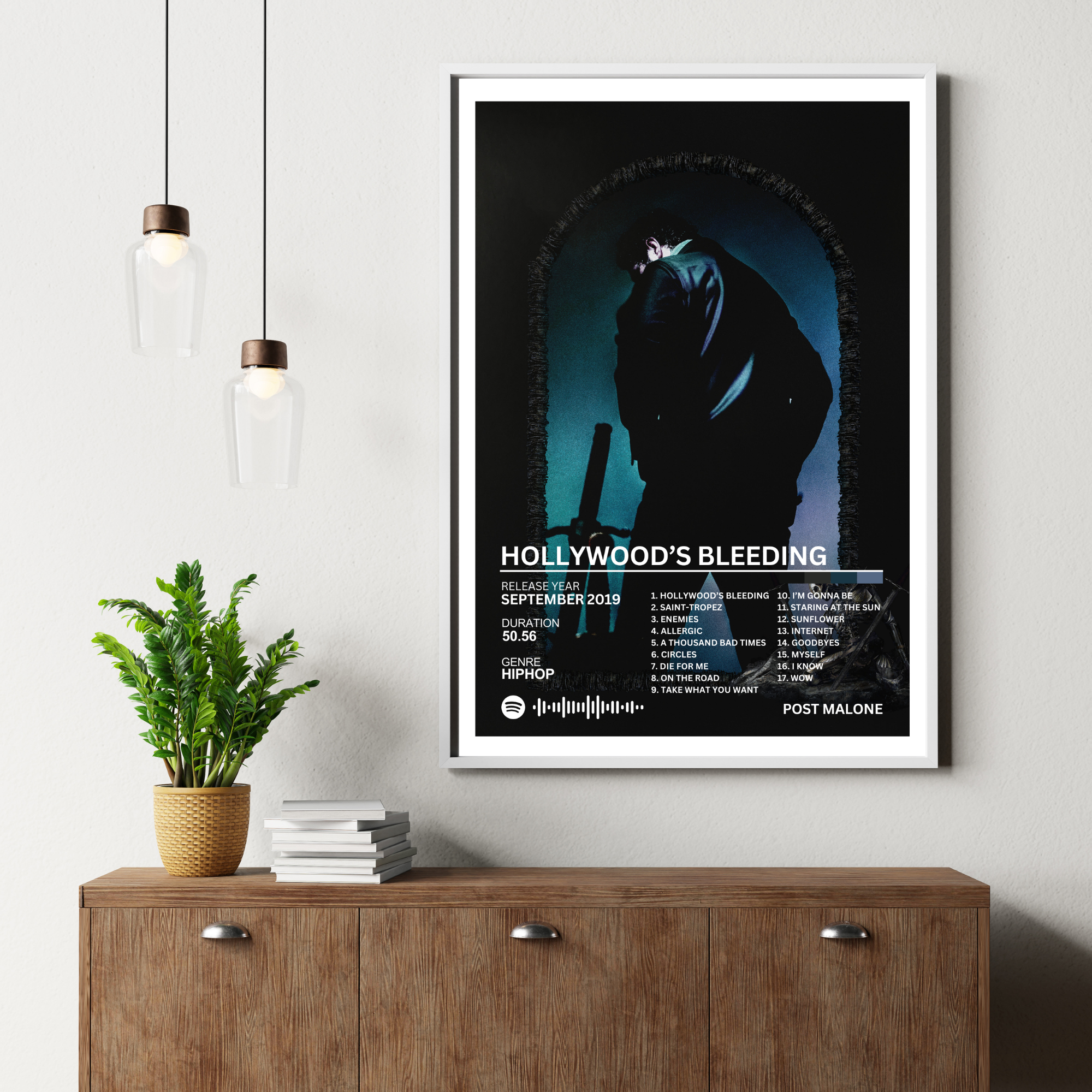 Hollywood's Bleeding - Post Malone 2 | PosterStudio Album Collection