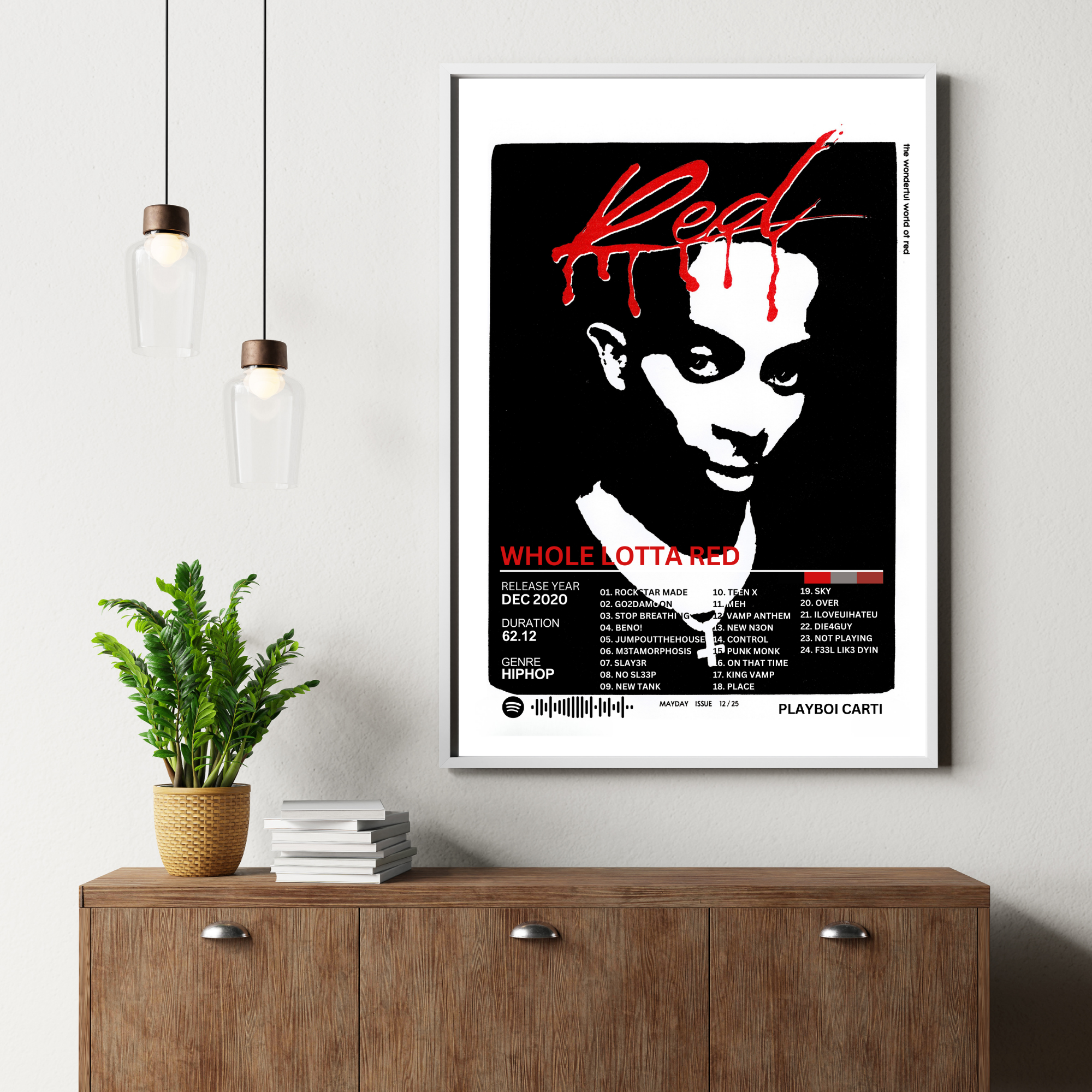 Whole Lotta Red - Playboi Carti 2 | PosterStudio Album Collection