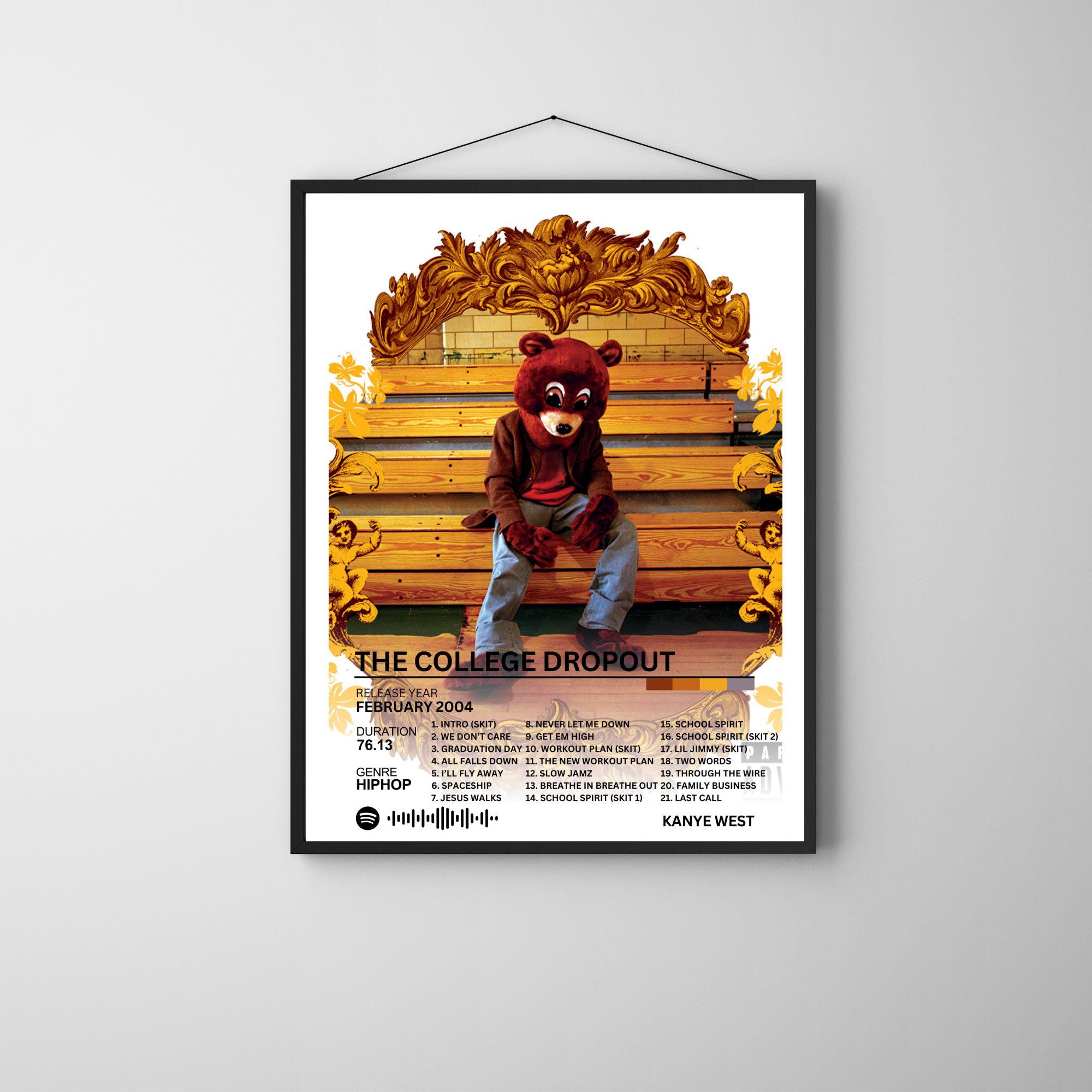 The College Dropout - Drake 2 | PosterStudio Album Collection