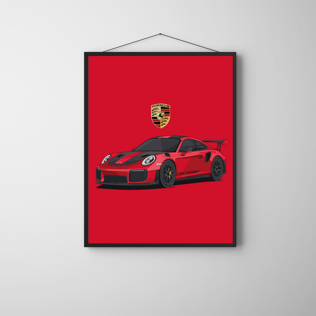 Porsche GT2RS | PosterStudio Automotive Collection