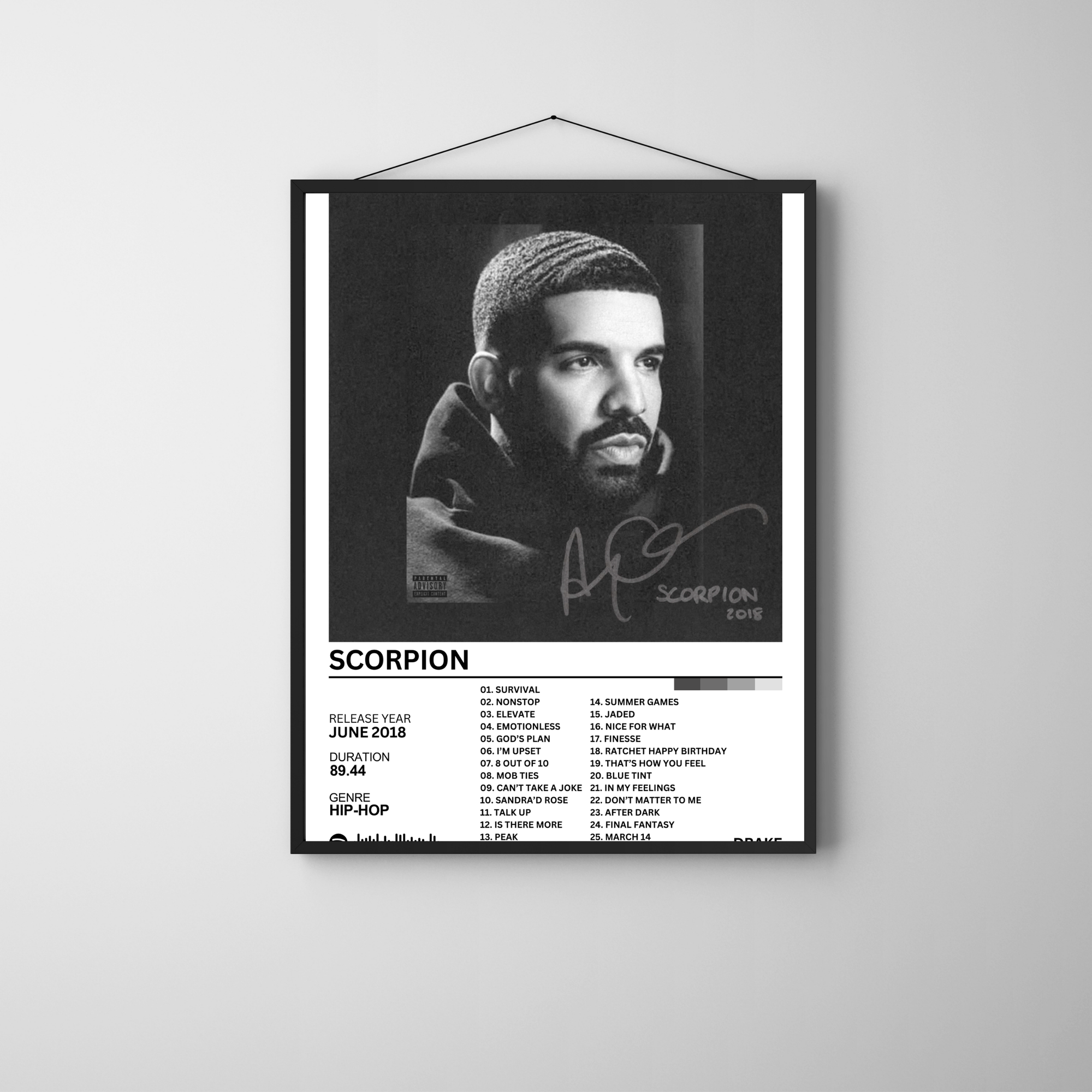 Scorpion - Drake | PosterStudio Album Collection