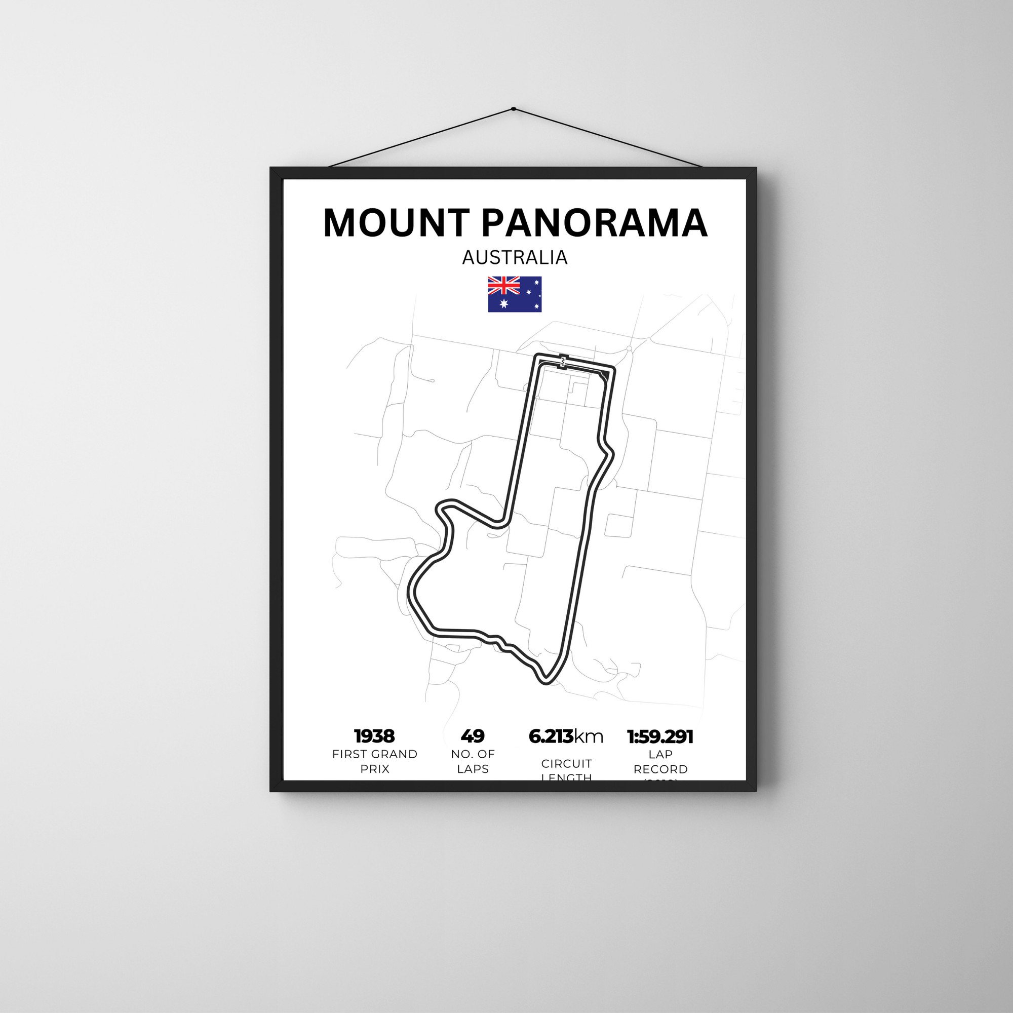 Mount Panorama | PosterStudio Formula One Collection