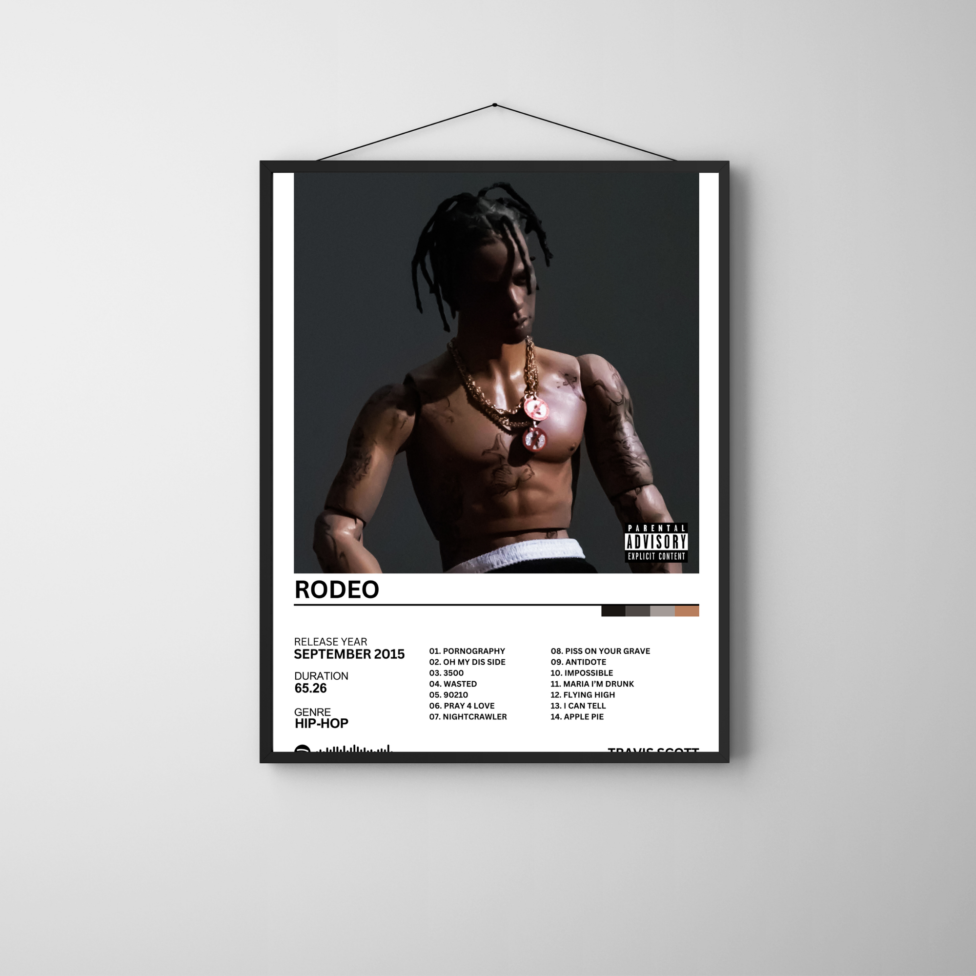 Rodeo - Travis Scott | PosterStudio Album Collection