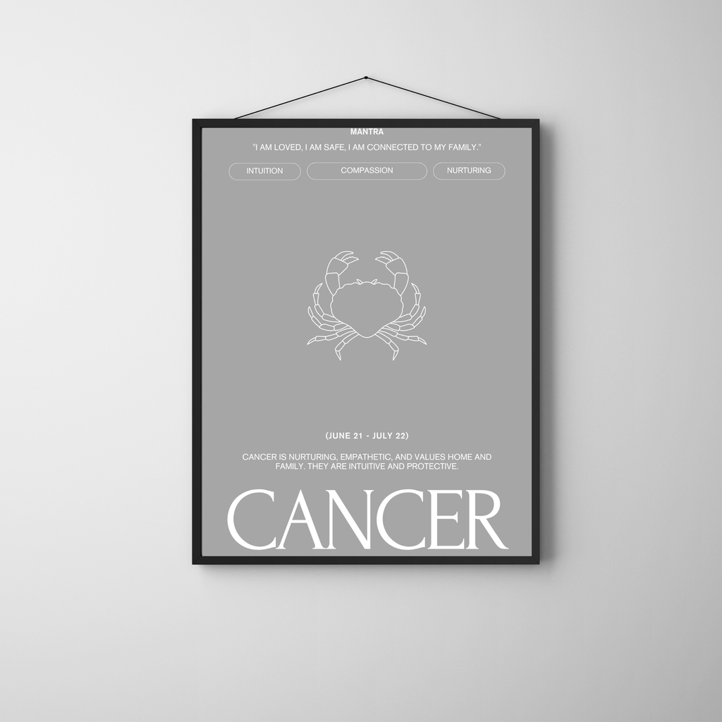Cancer | PosterStudio Zodiac Collection
