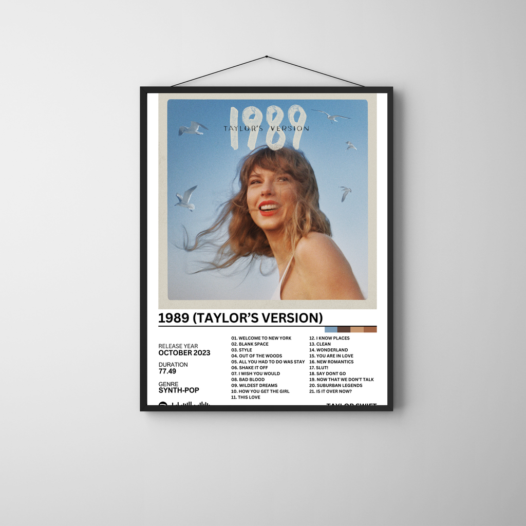 1989 (Taylor's Version) - Taylor Swift | PosterStudio Album Collection