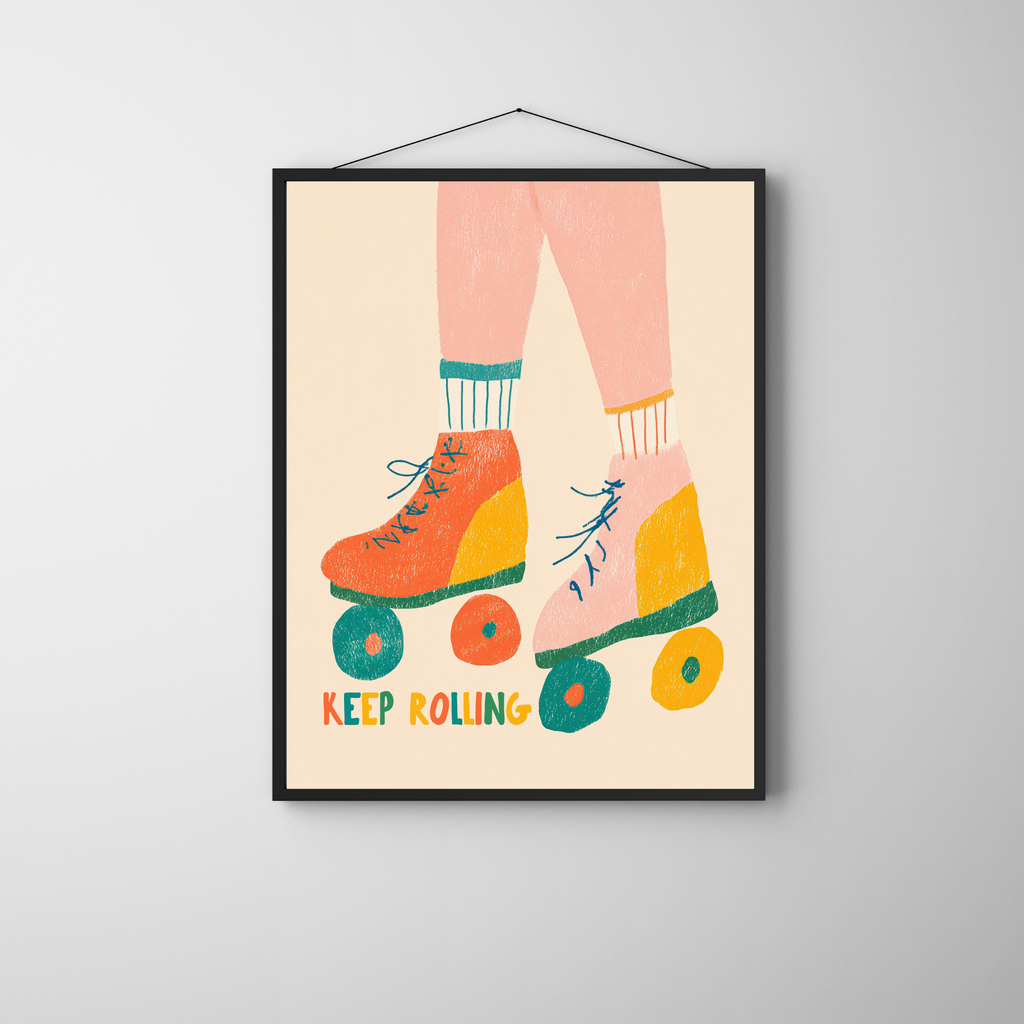Keep Rolling | PosterStudio Dopamine Collection