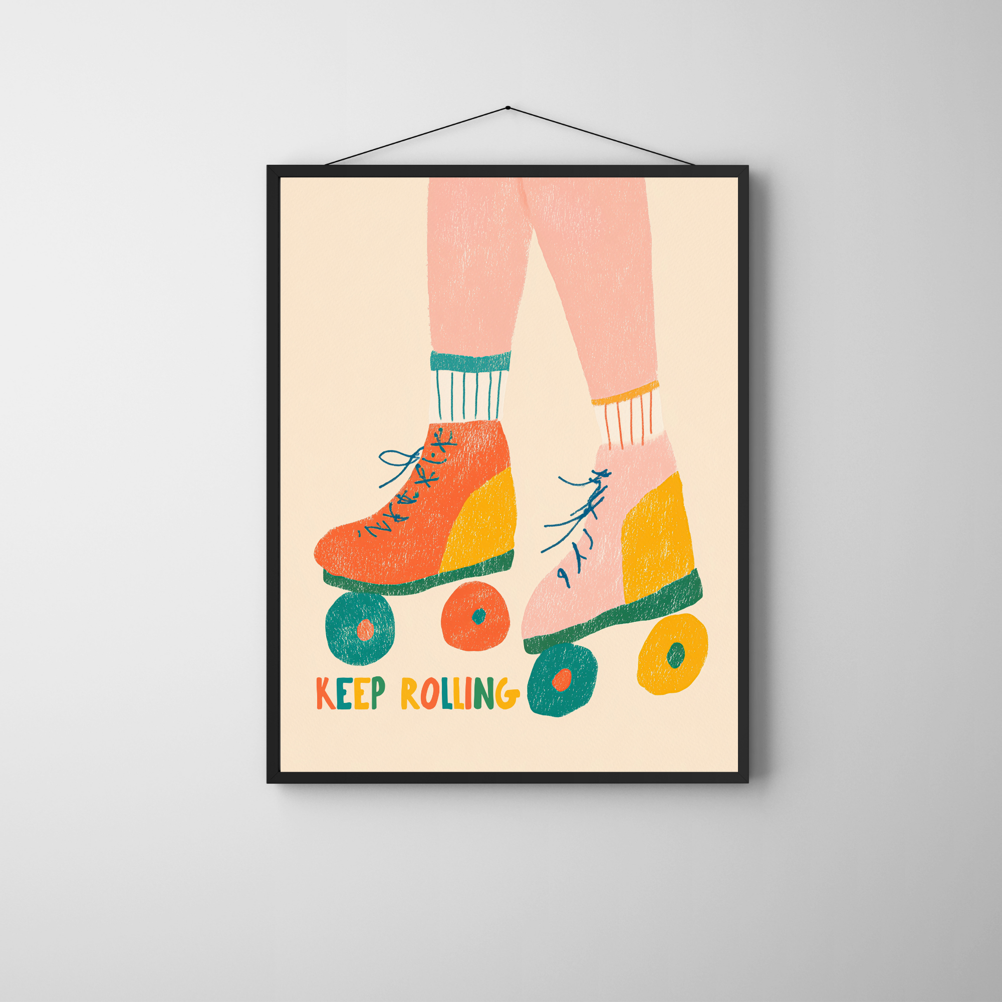 Keep Rolling | PosterStudio Dopamine Collection