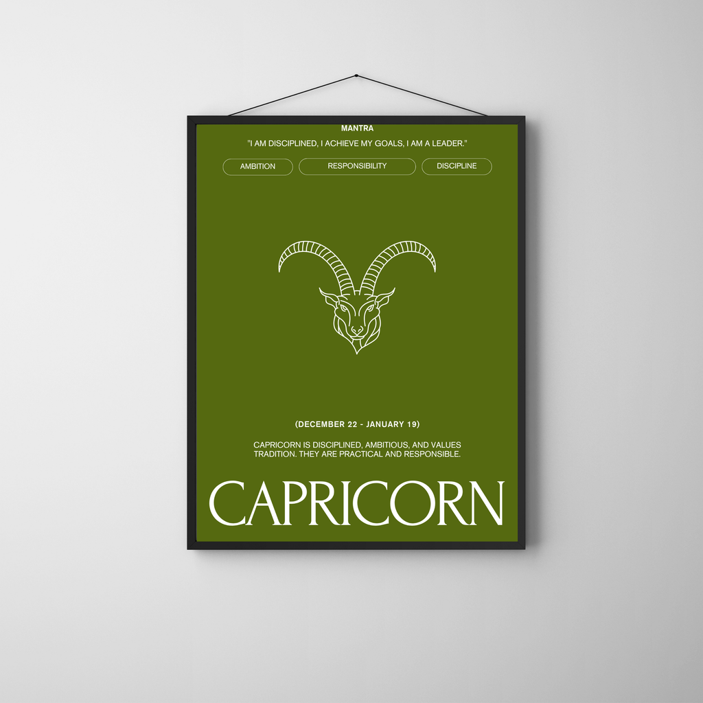Capricorn | PosterStudio Zodiac Collection