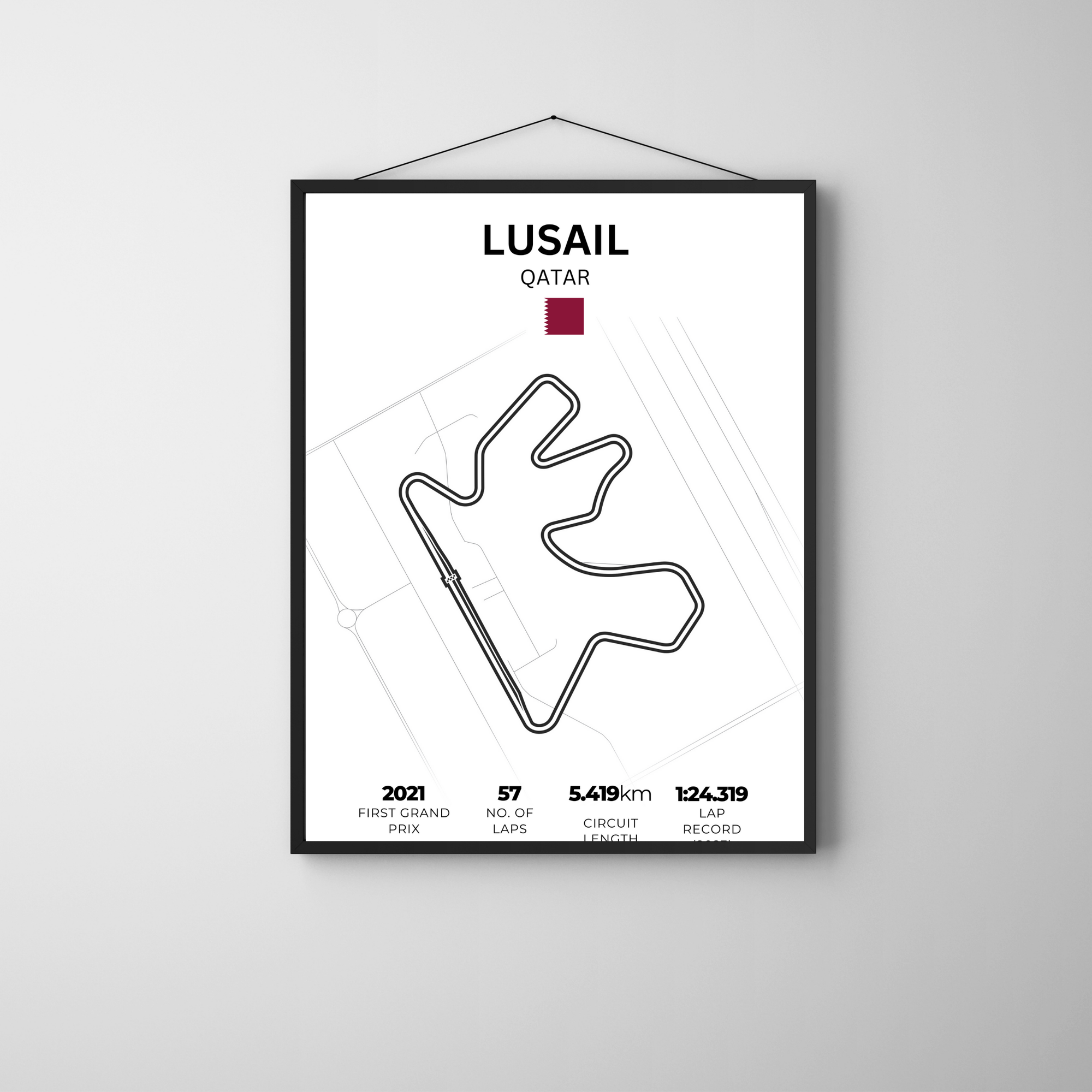 Lusail | PosterStudio Formula One Collection
